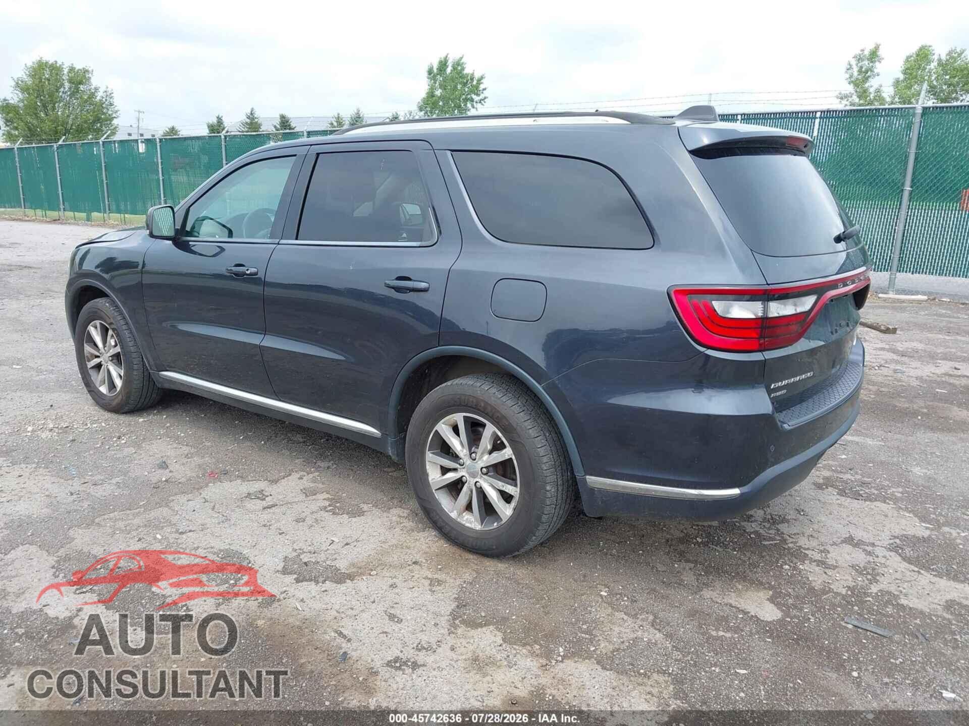 DODGE DURANGO 2016 - 1C4RDJDG8GC460153