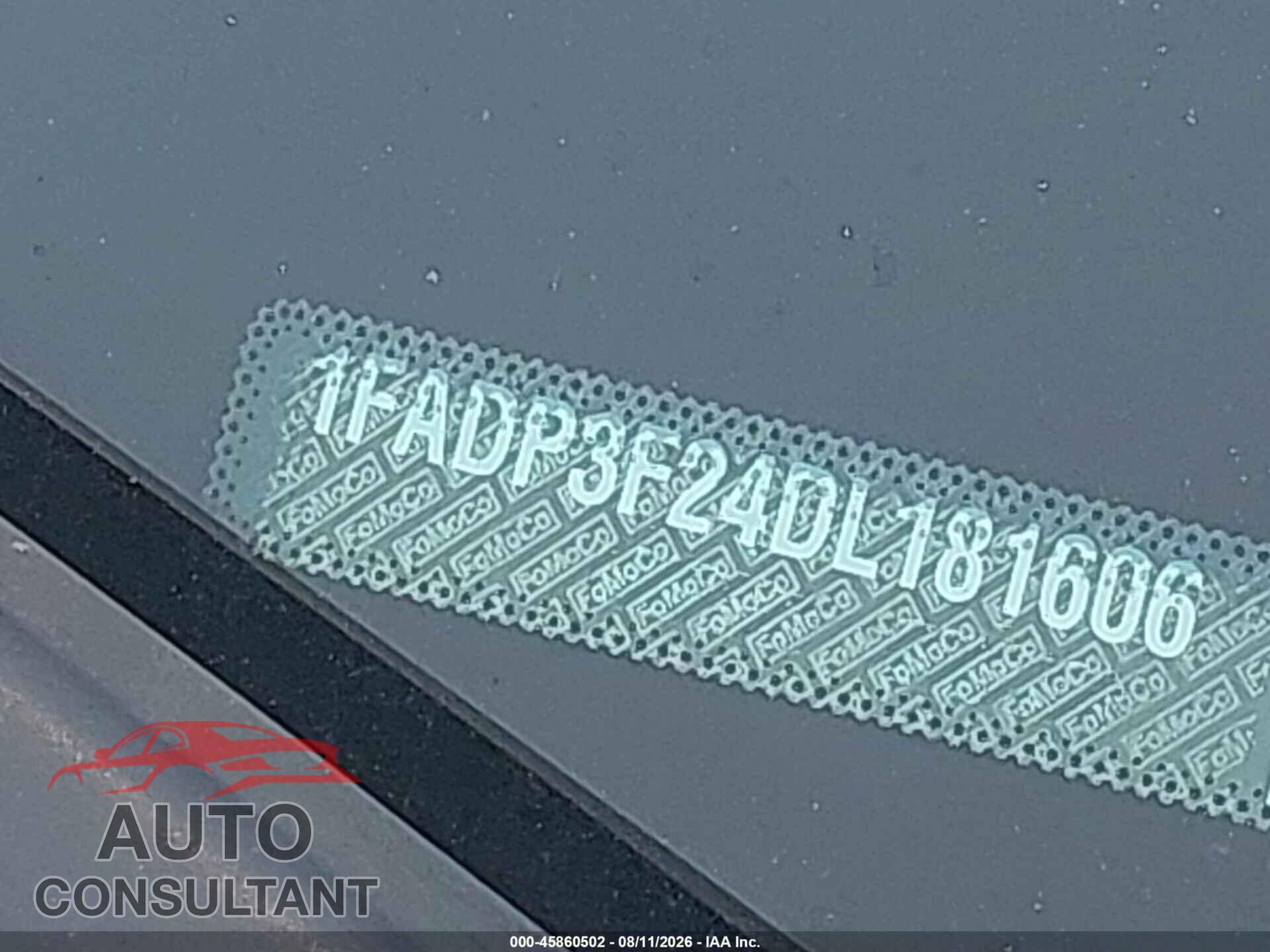 FORD FOCUS 2013 - 1FADP3F24DL181606
