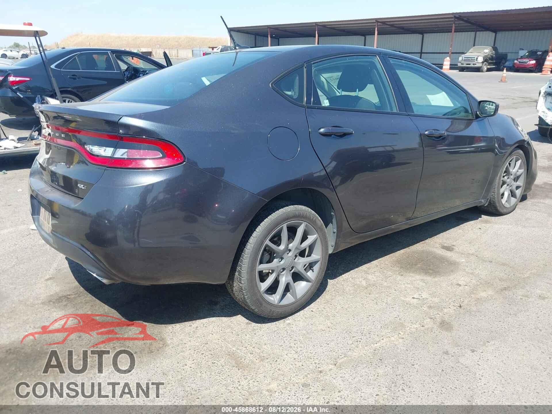 DODGE DART 2013 - 1C3CDFBA3DD345455