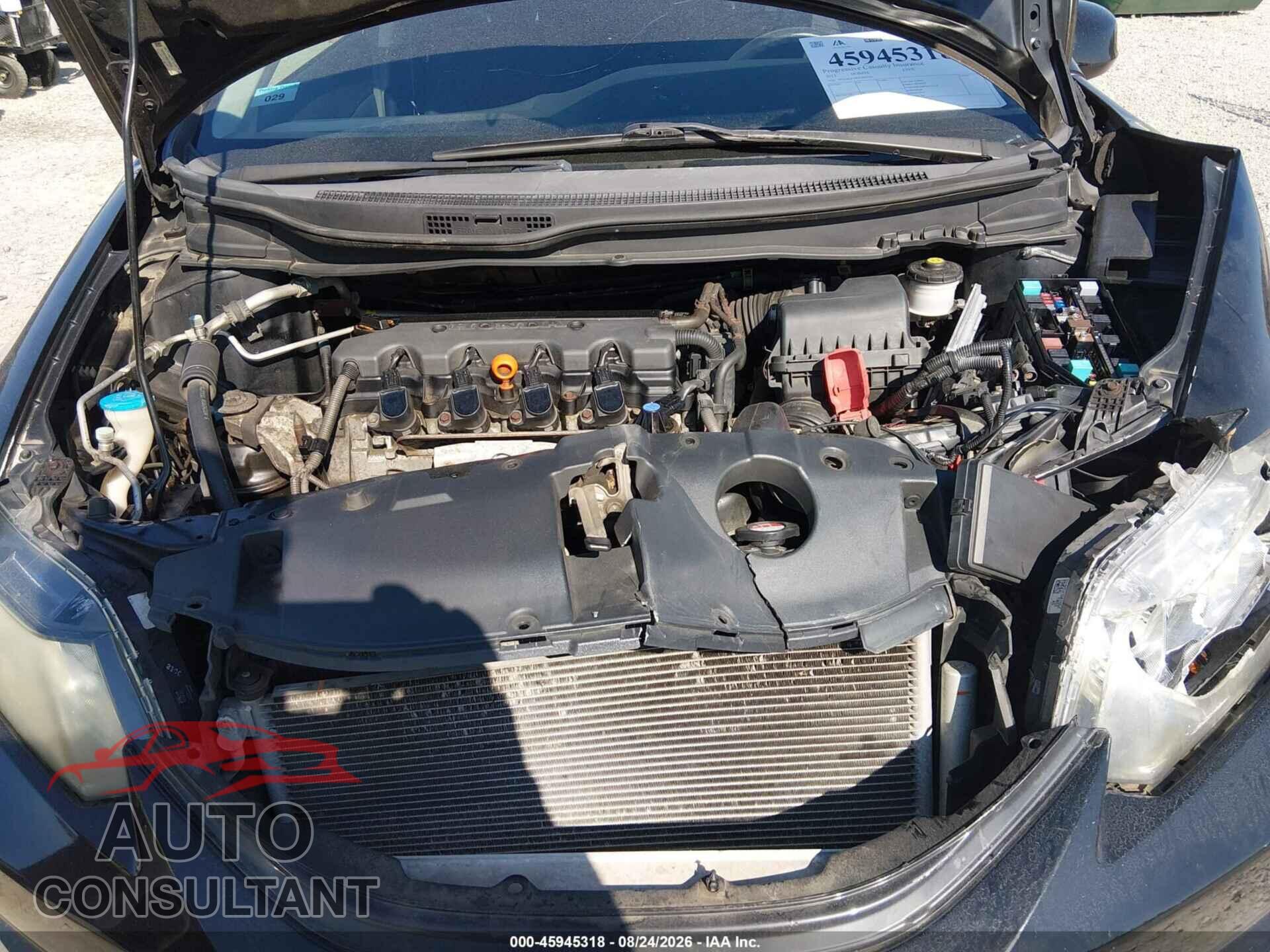 HONDA CIVIC 2013 - 19XFB2F59DE209320