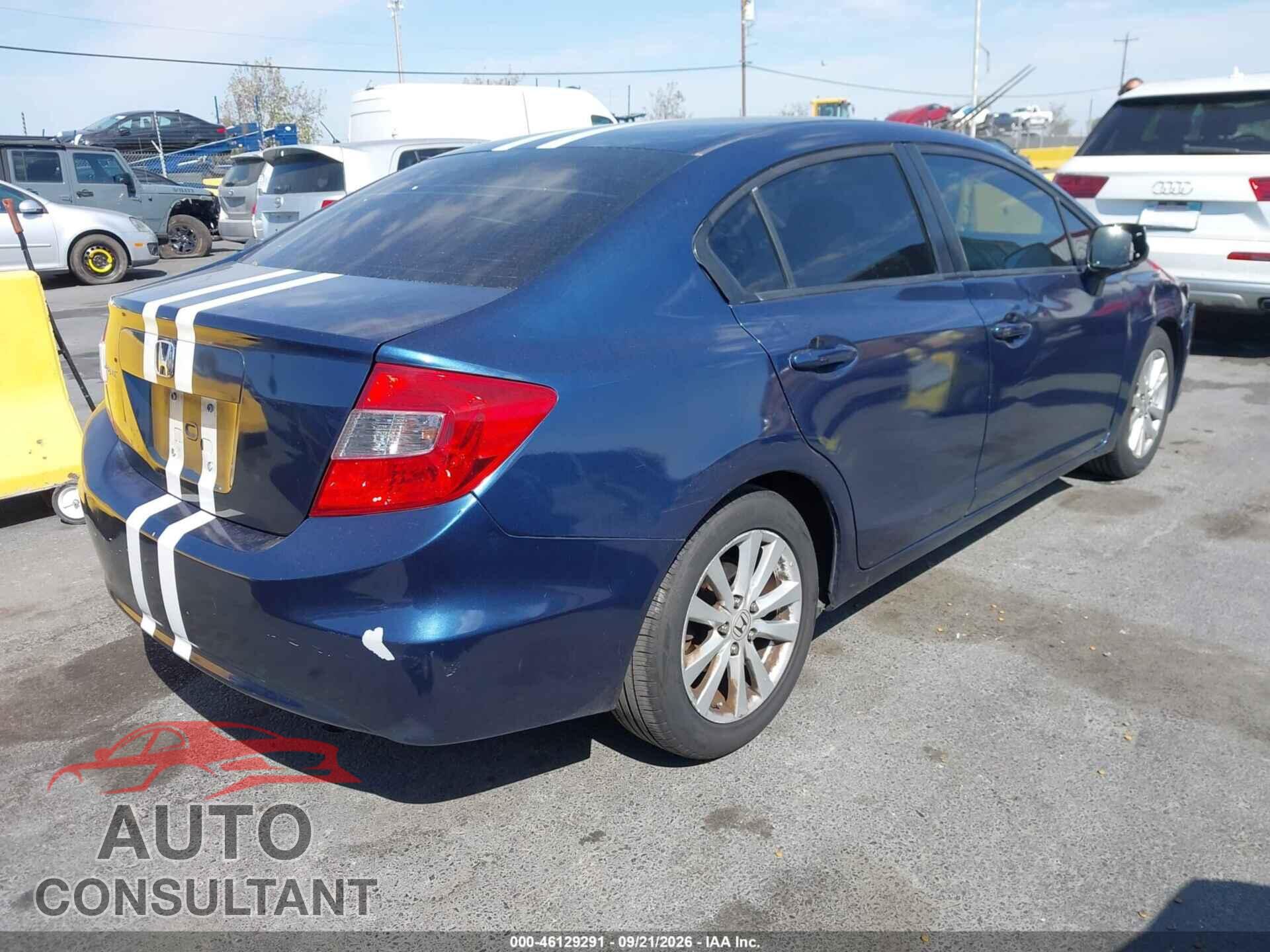 HONDA CIVIC 2012 - 19XFB2F94CE308323