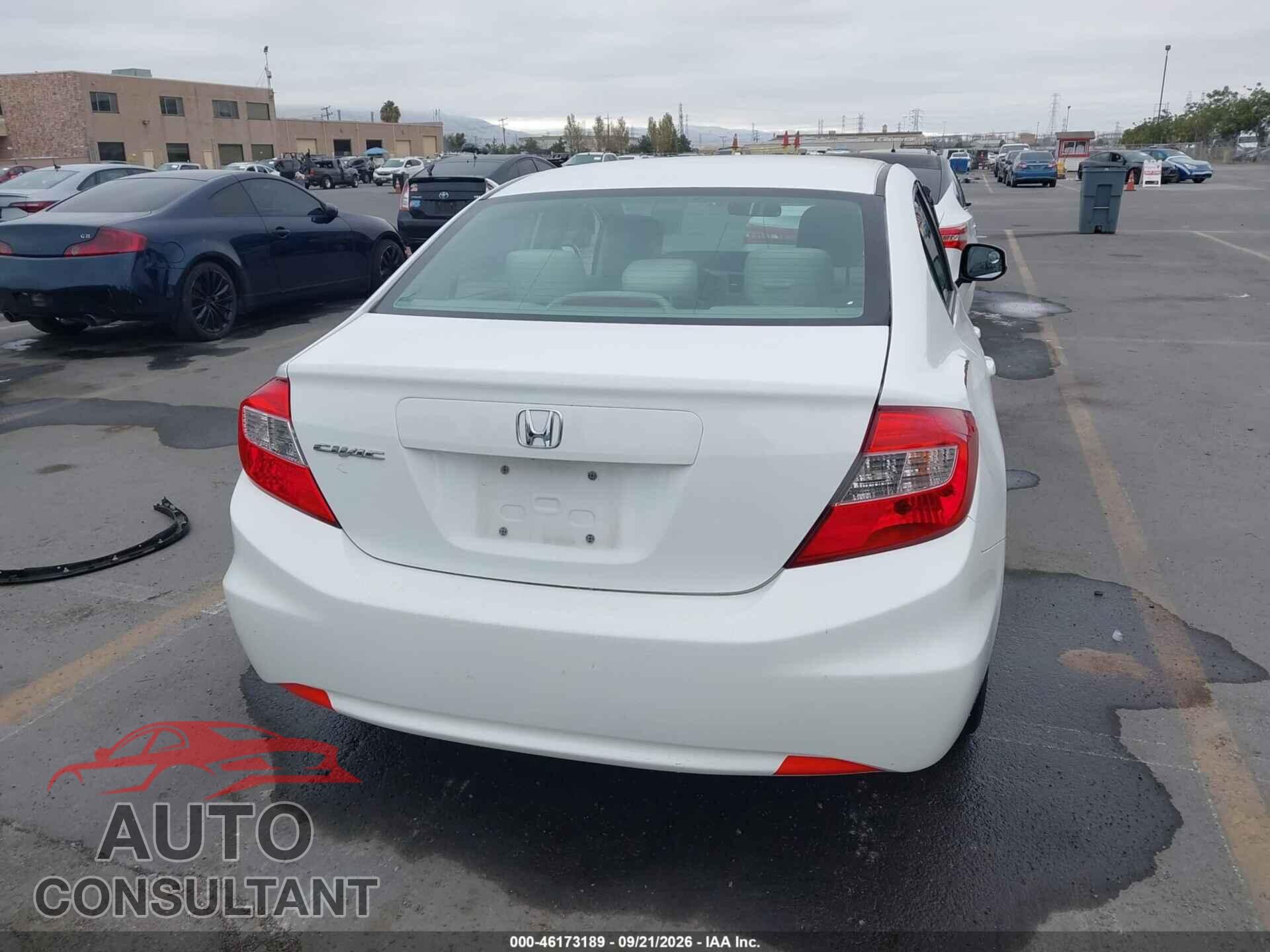 HONDA CIVIC 2012 - 19XFB2F86CE388764