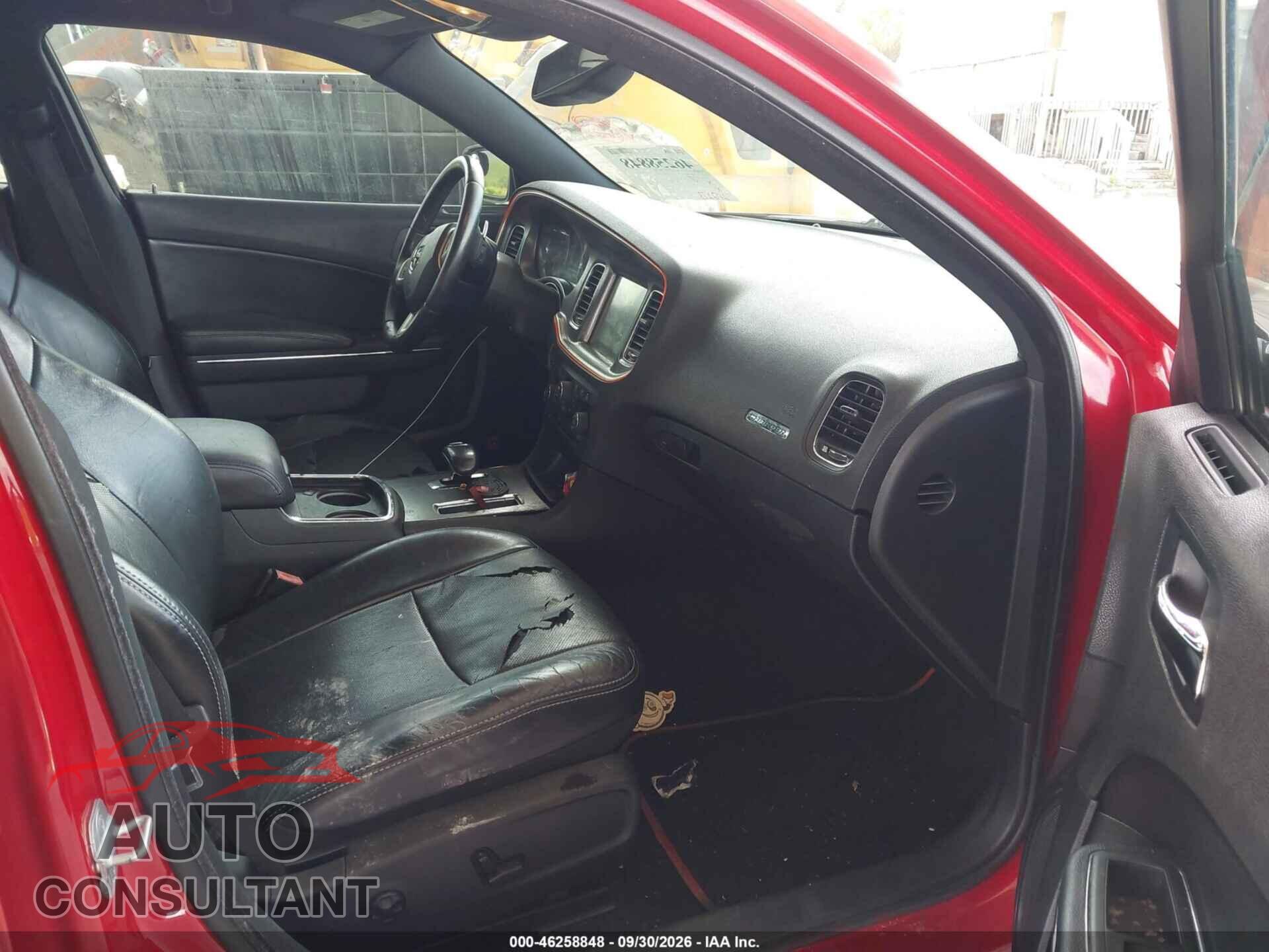 DODGE CHARGER 2012 - 2C3CDXHG9CH282297