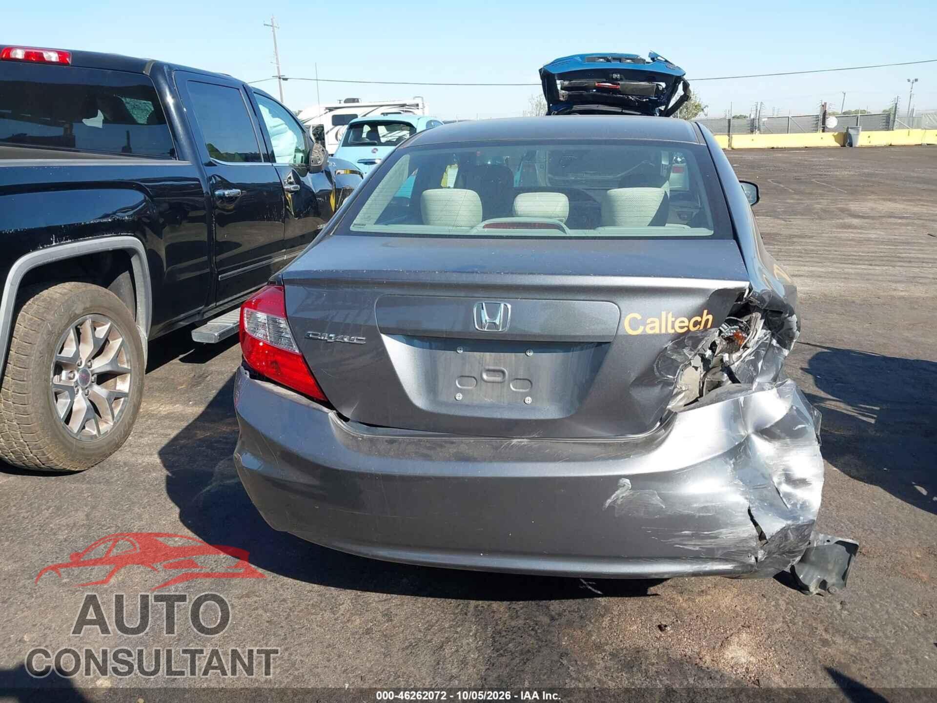 HONDA CIVIC 2012 - 19XFB2F55CE310384