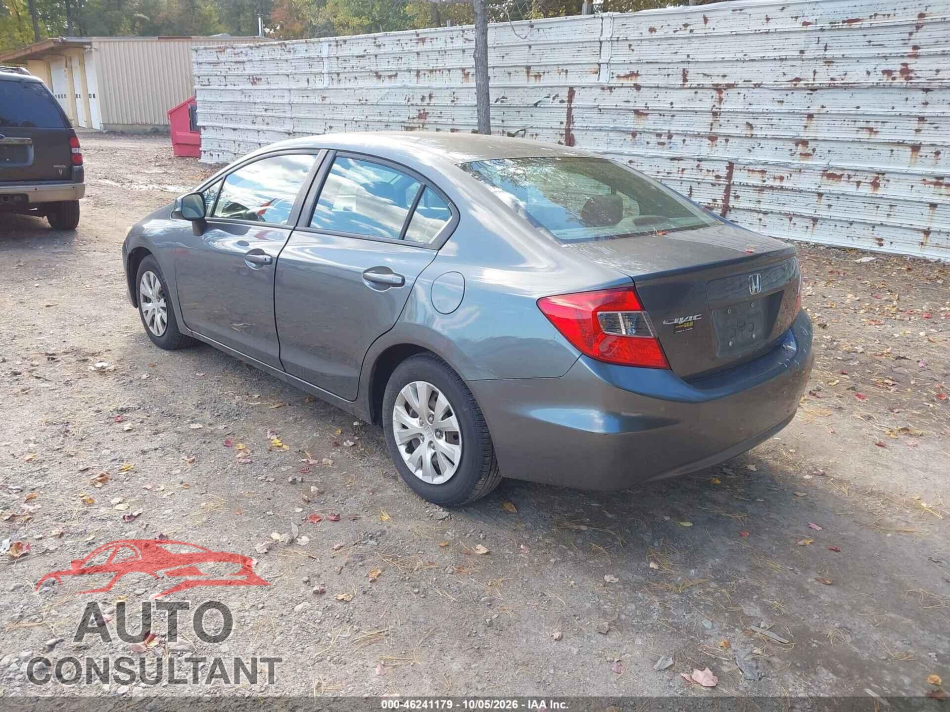 HONDA CIVIC 2012 - 19XFB2F54CE374447
