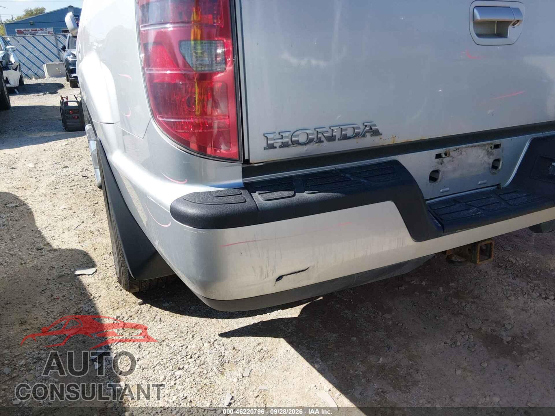 HONDA RIDGELINE 2009 - 5FPYK16509B101924