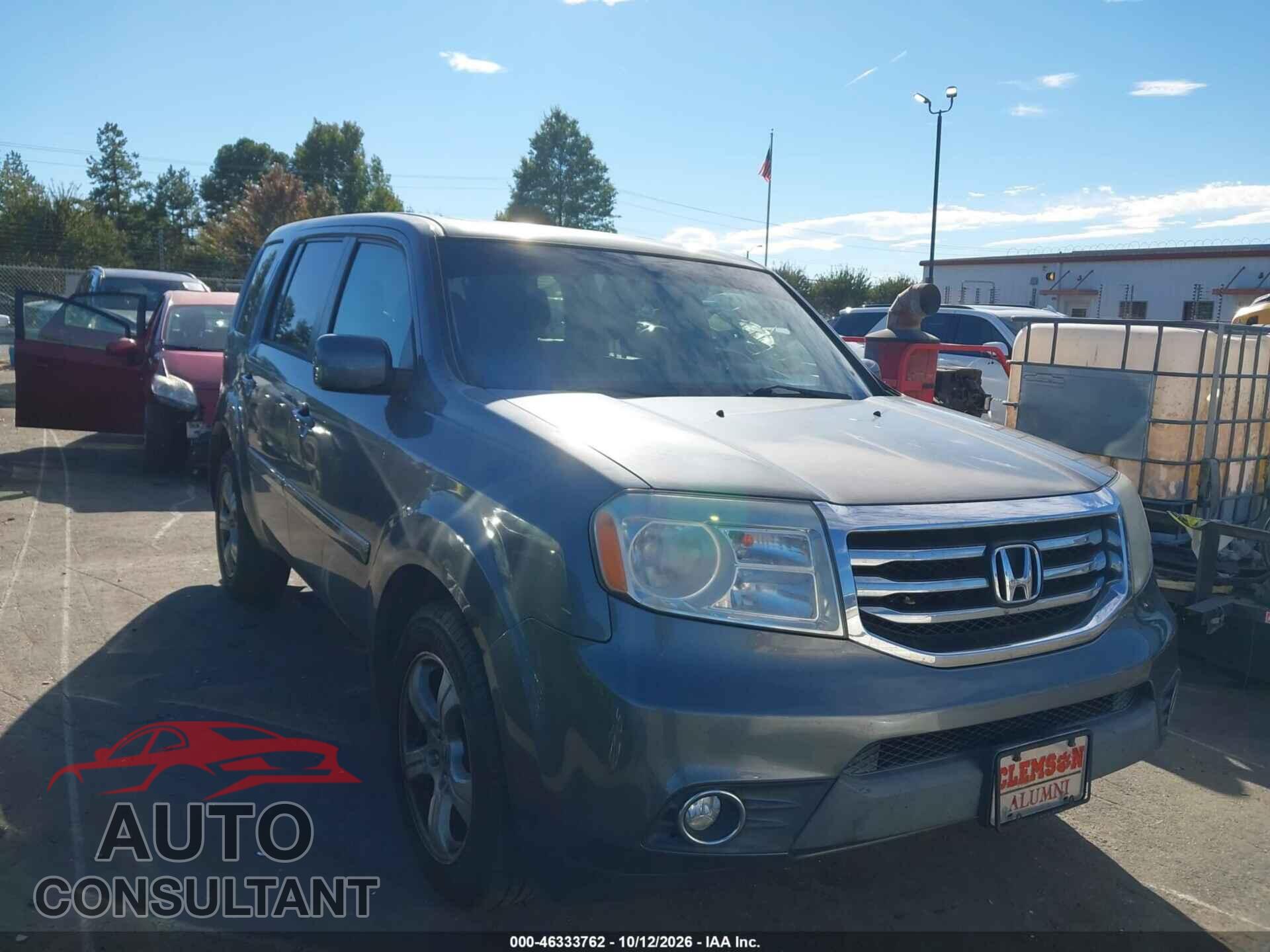 HONDA PILOT 2012 - 5FNYF4H73CB058894
