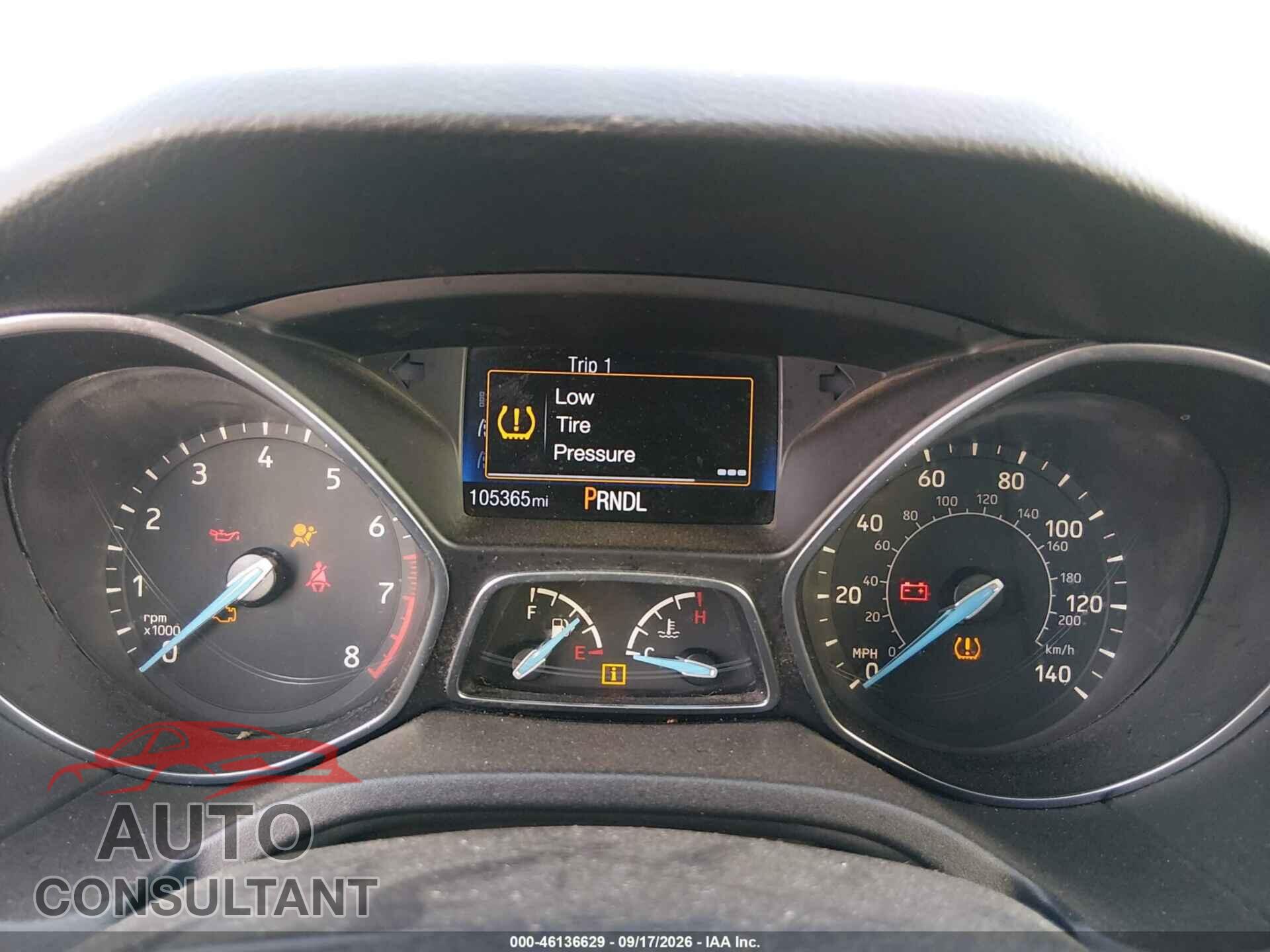 FORD FOCUS 2016 - 1FADP3E29GL314494