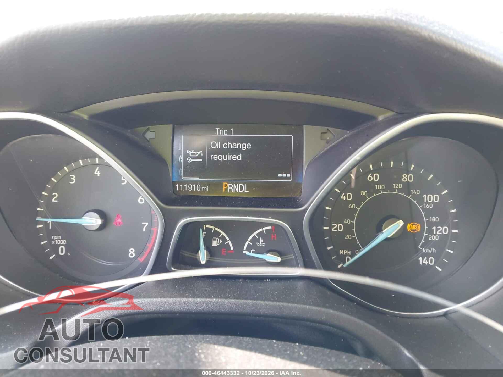 FORD FOCUS 2015 - 1FADP3E23FL247597