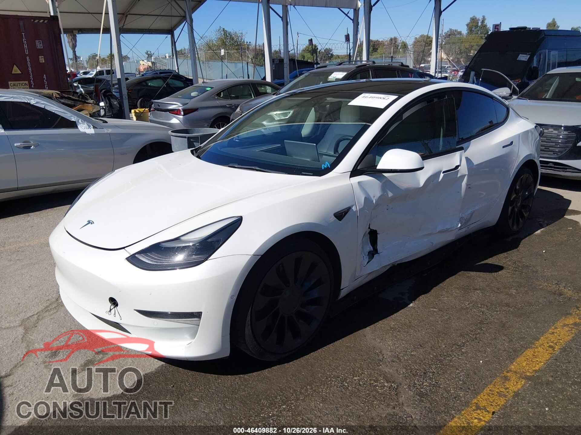 TESLA MODEL 3 2022 - 5YJ3E1EC7NF210921