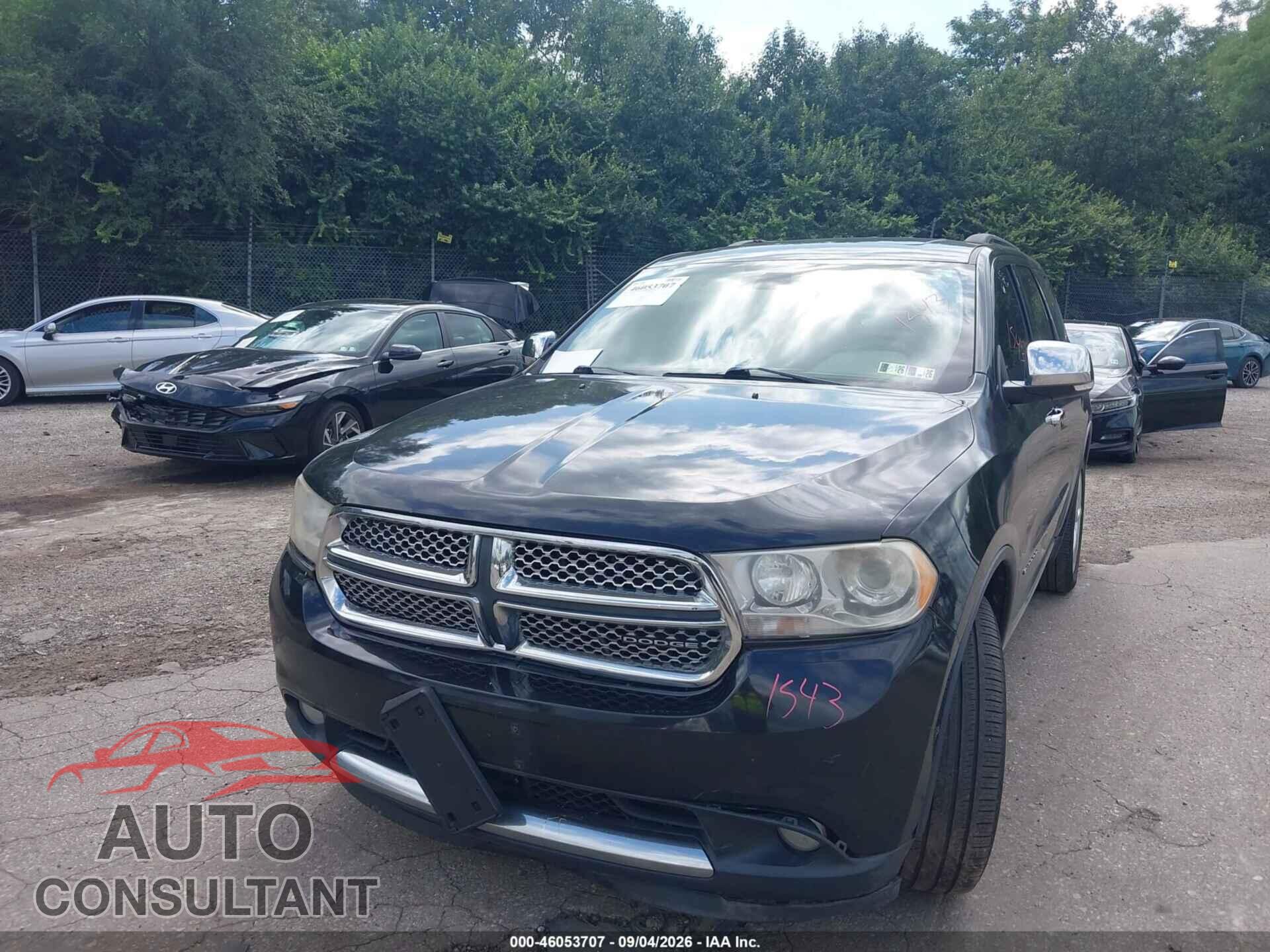 DODGE DURANGO 2011 - 1D4SE5GT2BC632736