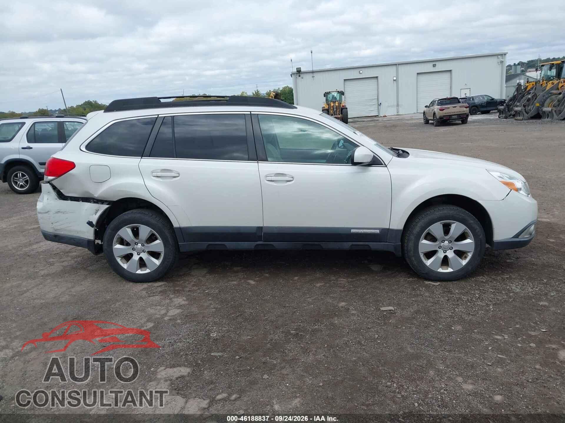 SUBARU OUTBACK 2011 - 4S4BRBCC2B3397692