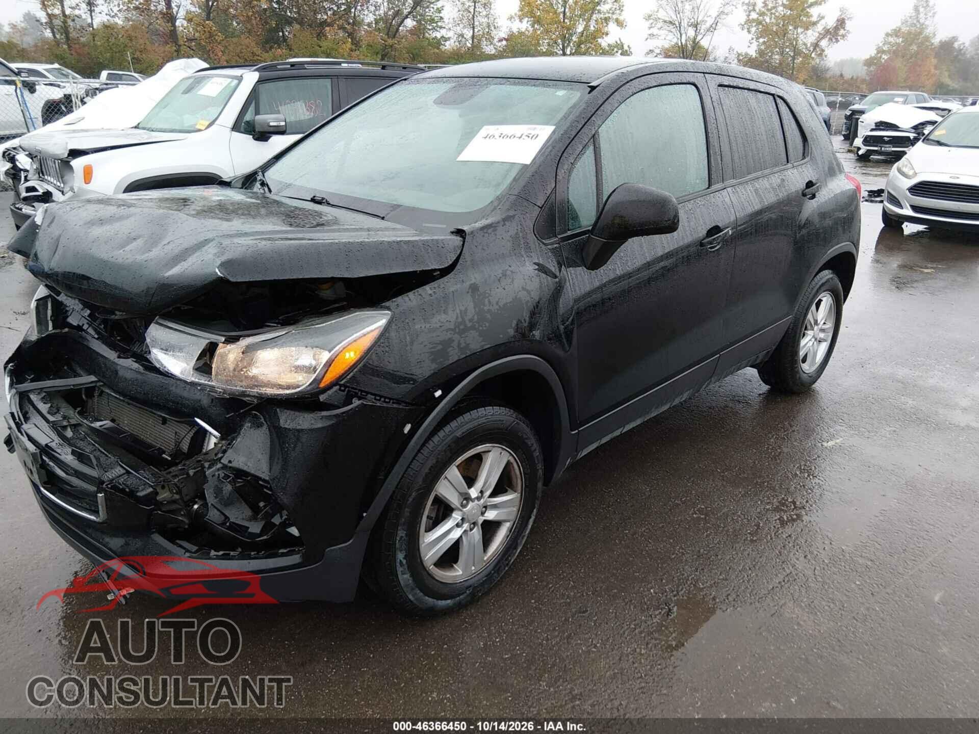 CHEVROLET TRAX 2019 - 3GNCJNSB3KL387761
