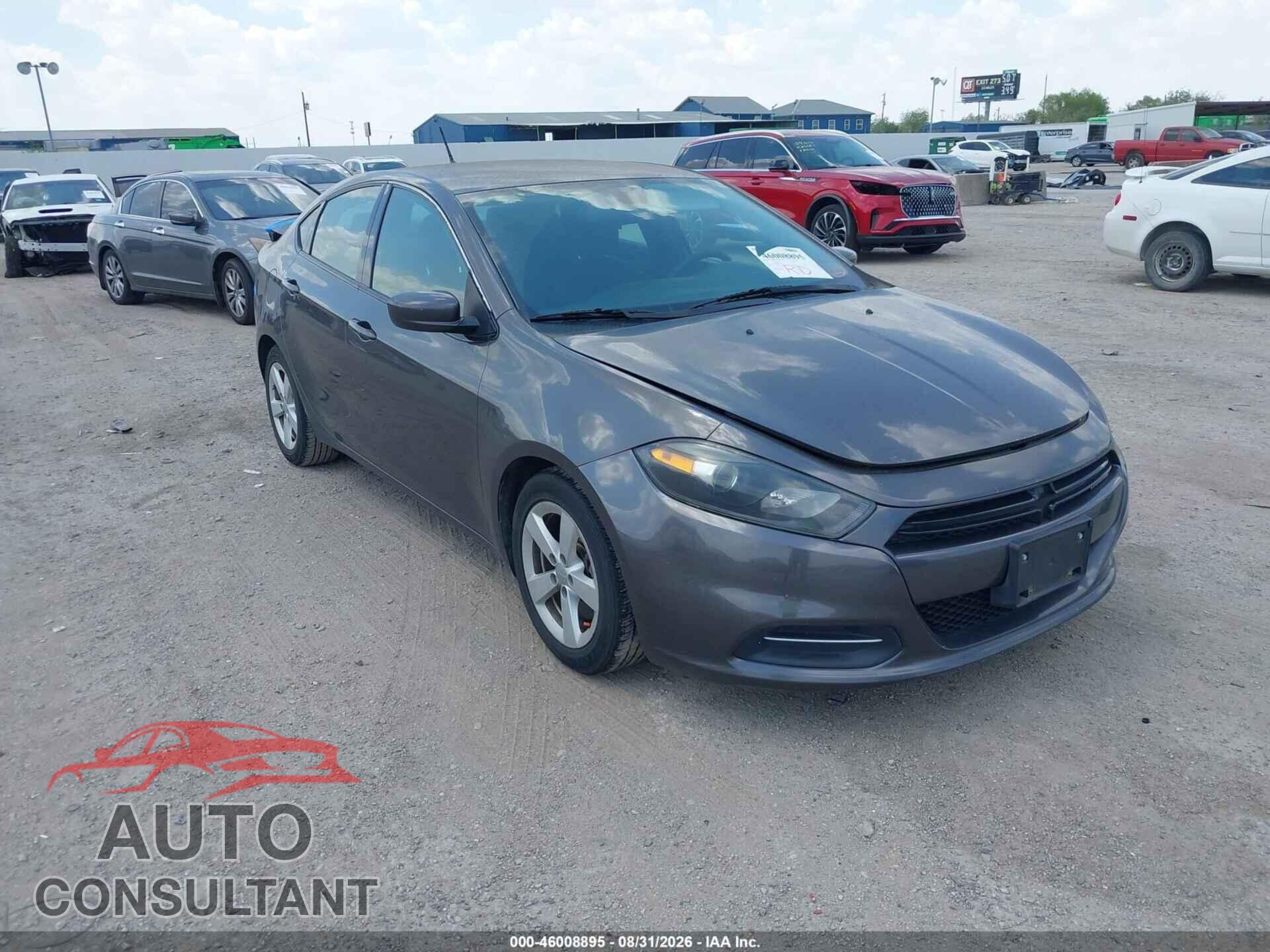 DODGE DART 2015 - 1C3CDFBB1FD286207