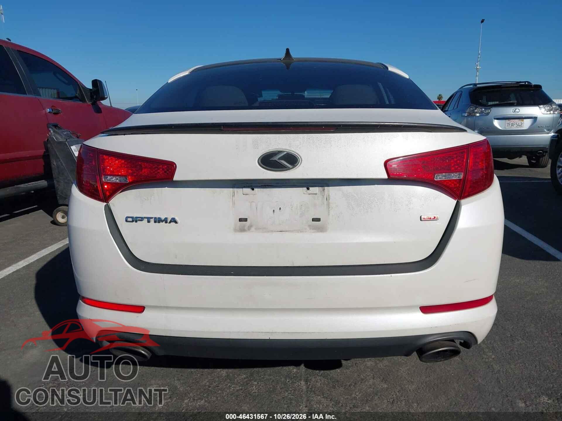 KIA OPTIMA 2013 - KNAGM4A72D5321968