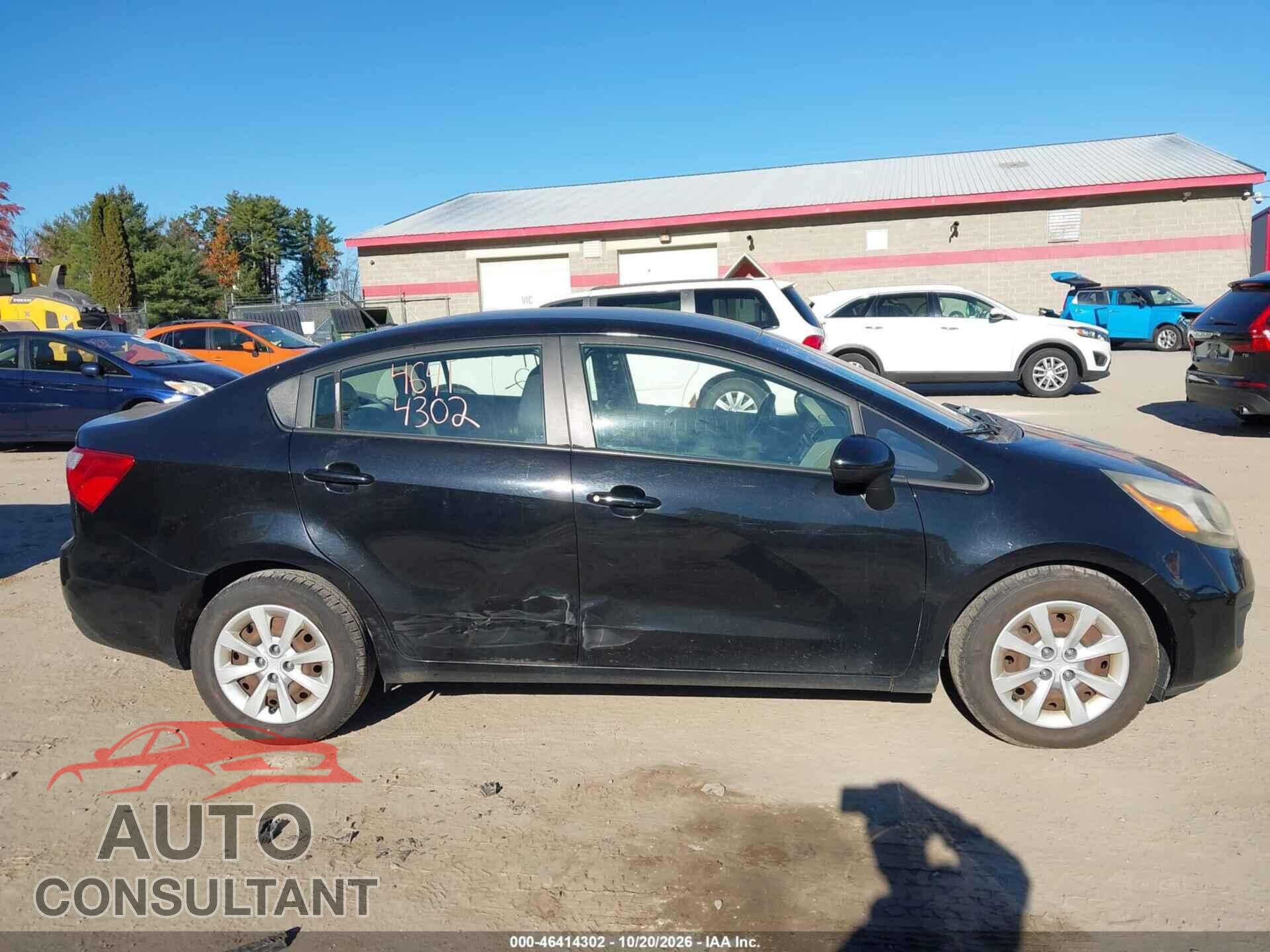 KIA RIO 2013 - KNADM4A38D6224994