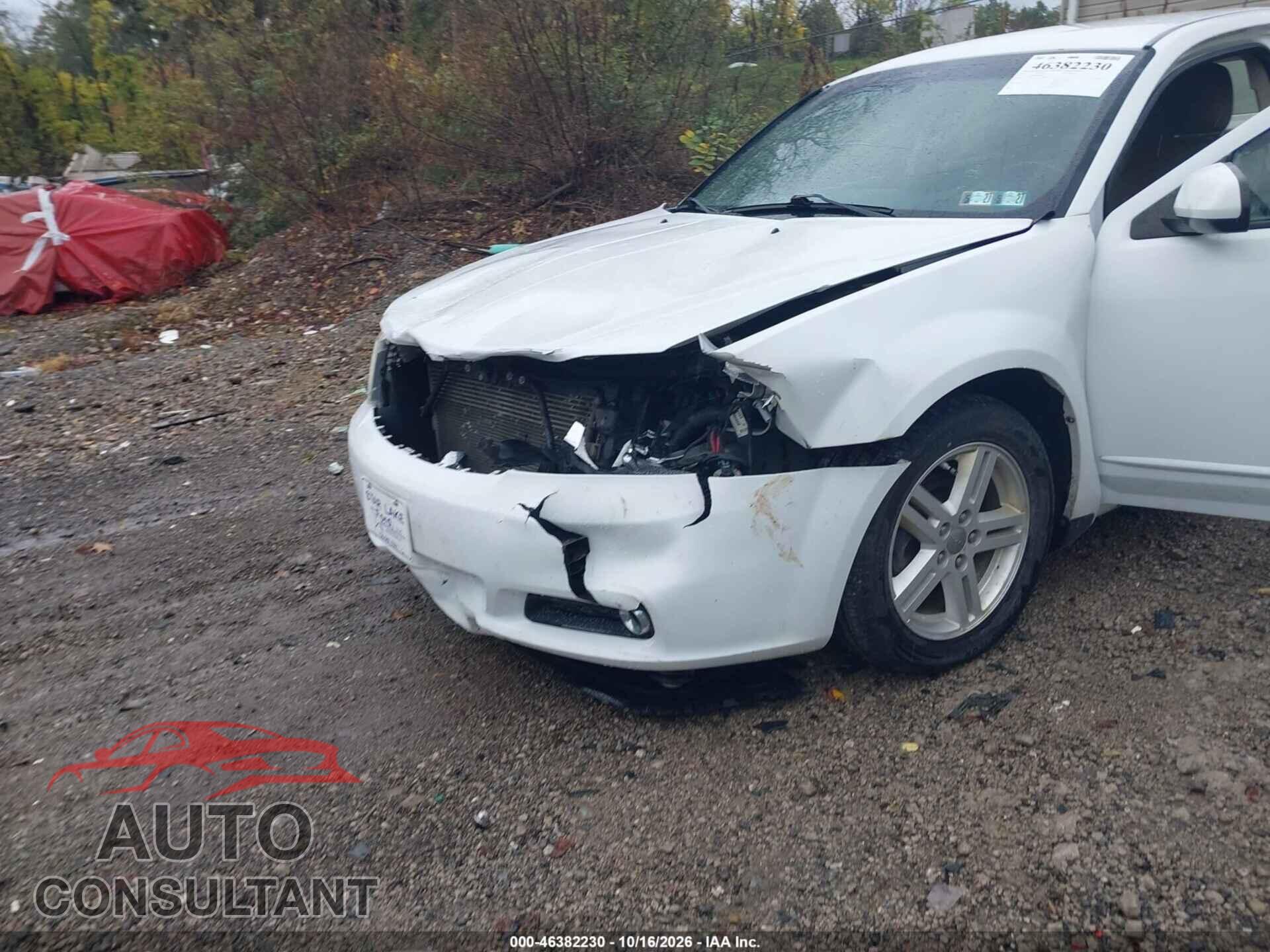 DODGE AVENGER 2013 - 1C3CDZCB9DN663048