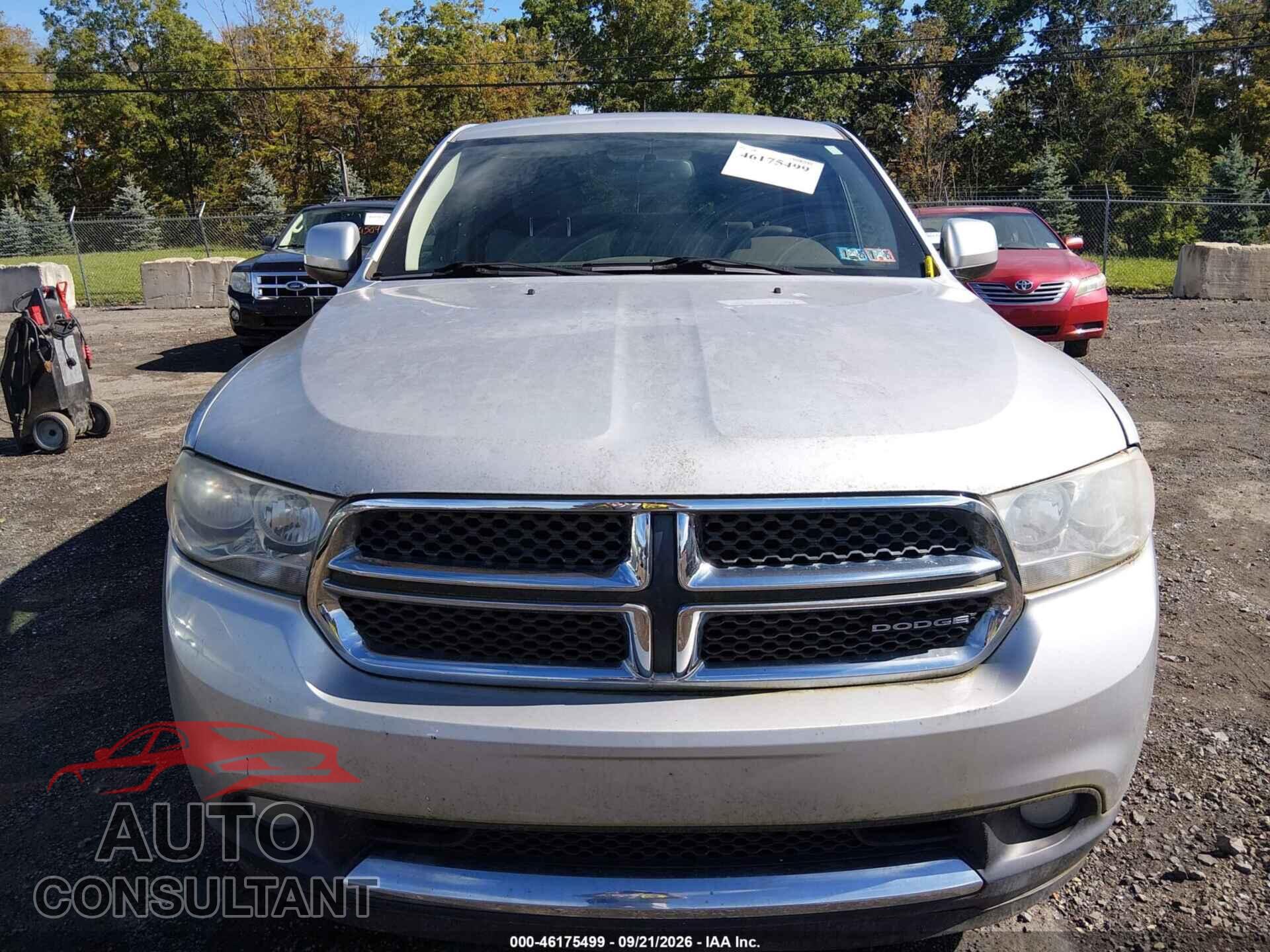 DODGE DURANGO 2012 - 1C4RDJAG2CC110872