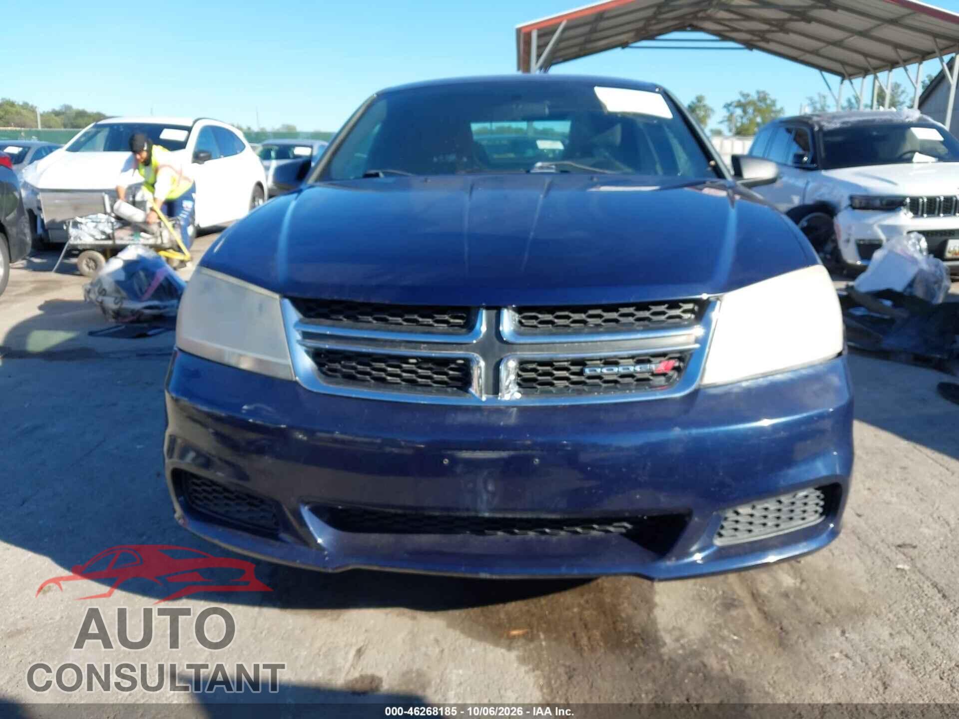 DODGE AVENGER 2013 - 1C3CDZAB7DN621349