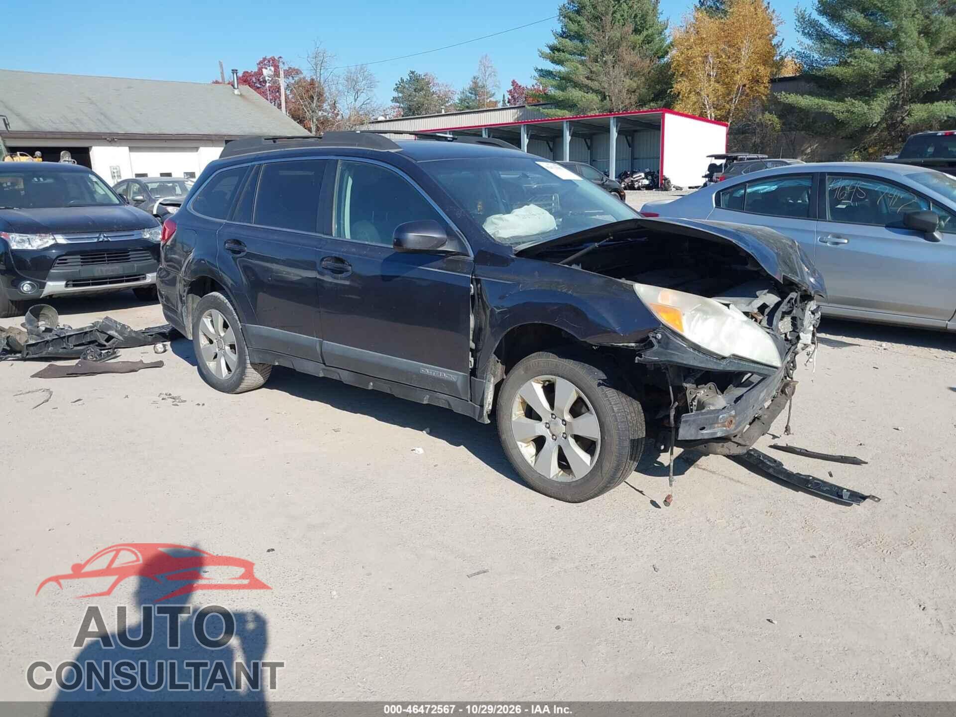 SUBARU OUTBACK 2010 - 4S4BRBBC5A3326552