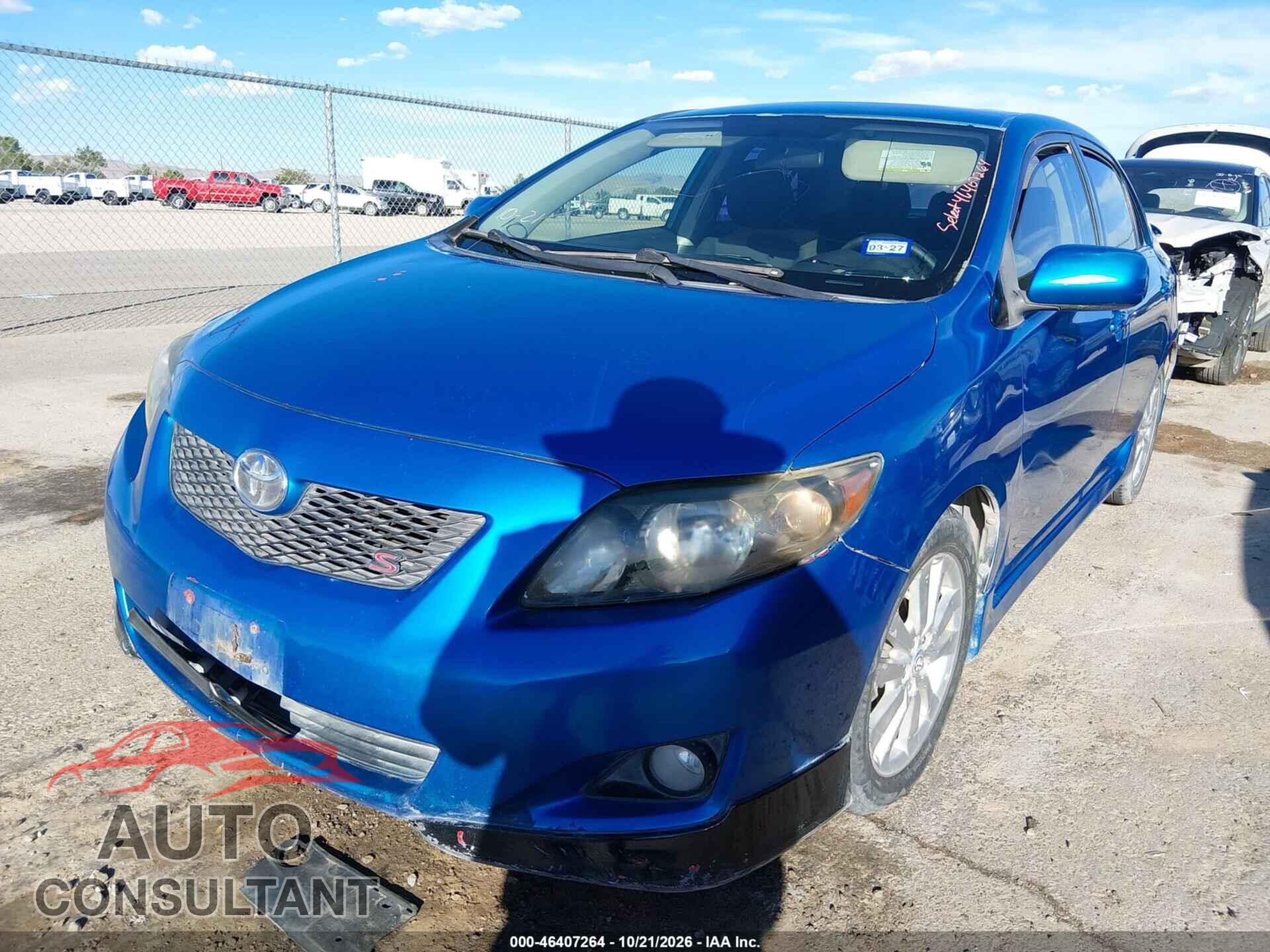 TOYOTA COROLLA 2010 - 2T1BU4EE2AC424165
