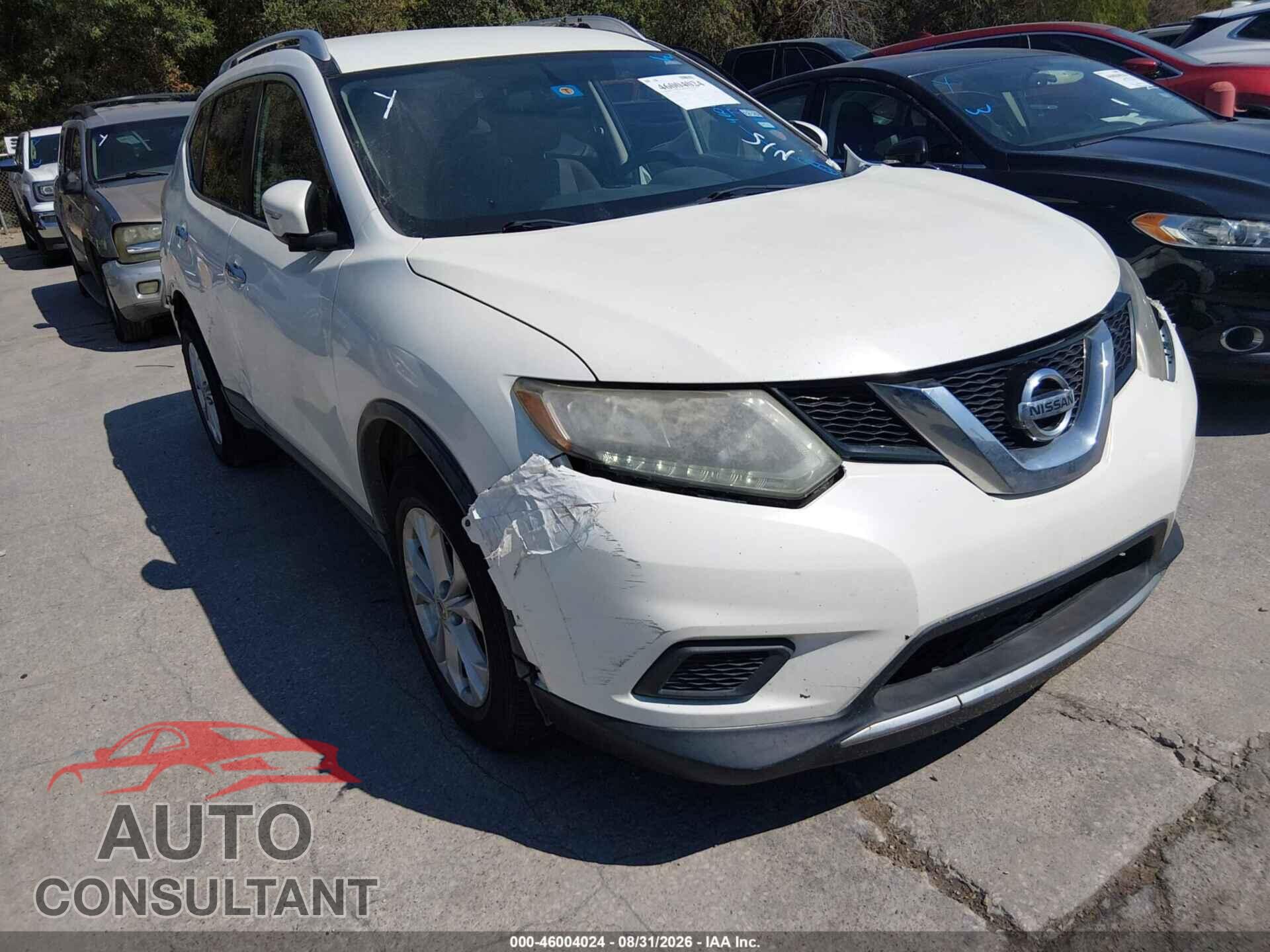 NISSAN ROGUE 2015 - KNMAT2MT5FP522005