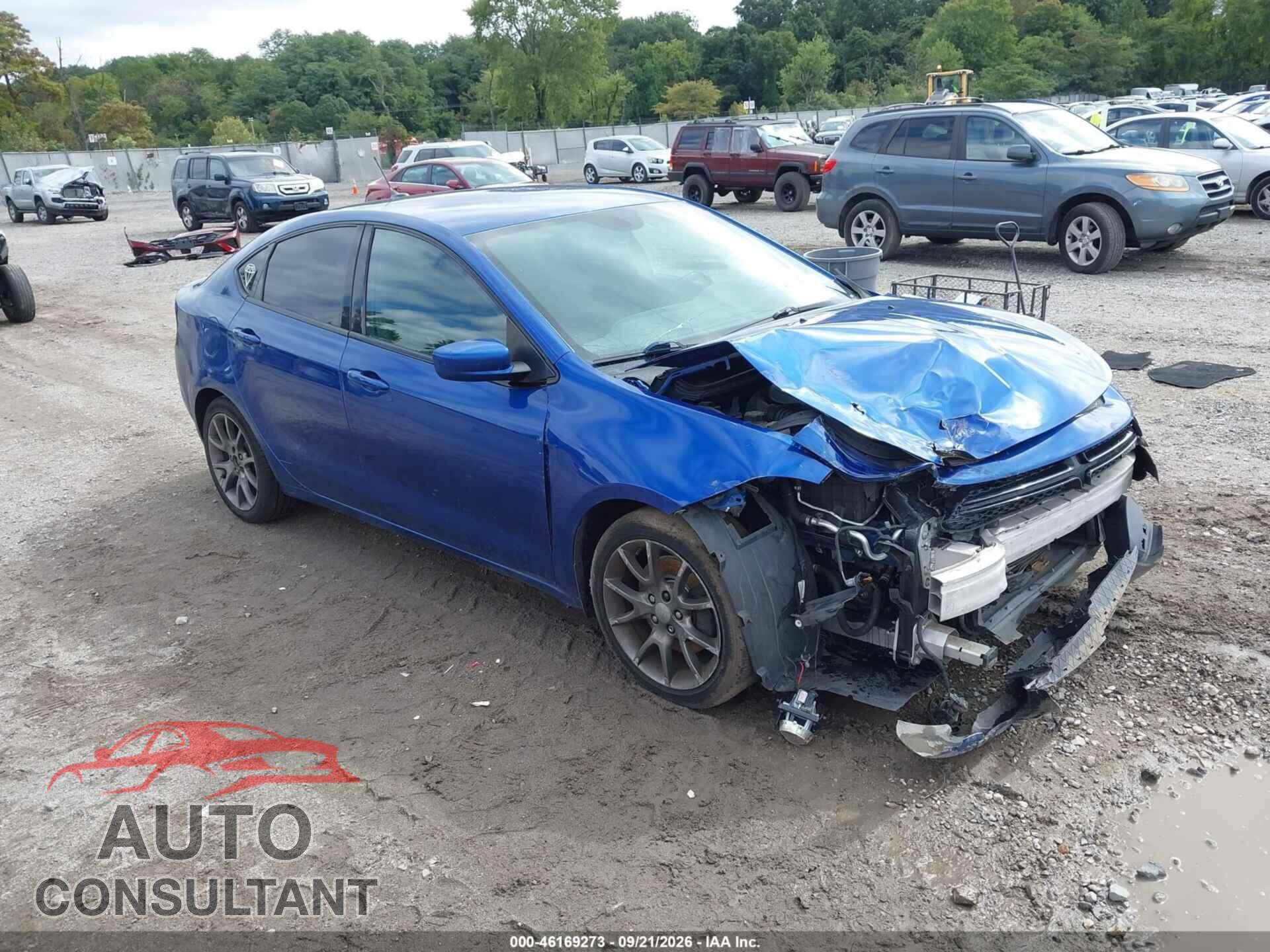 DODGE DART 2014 - 1C3CDFBB3ED851877