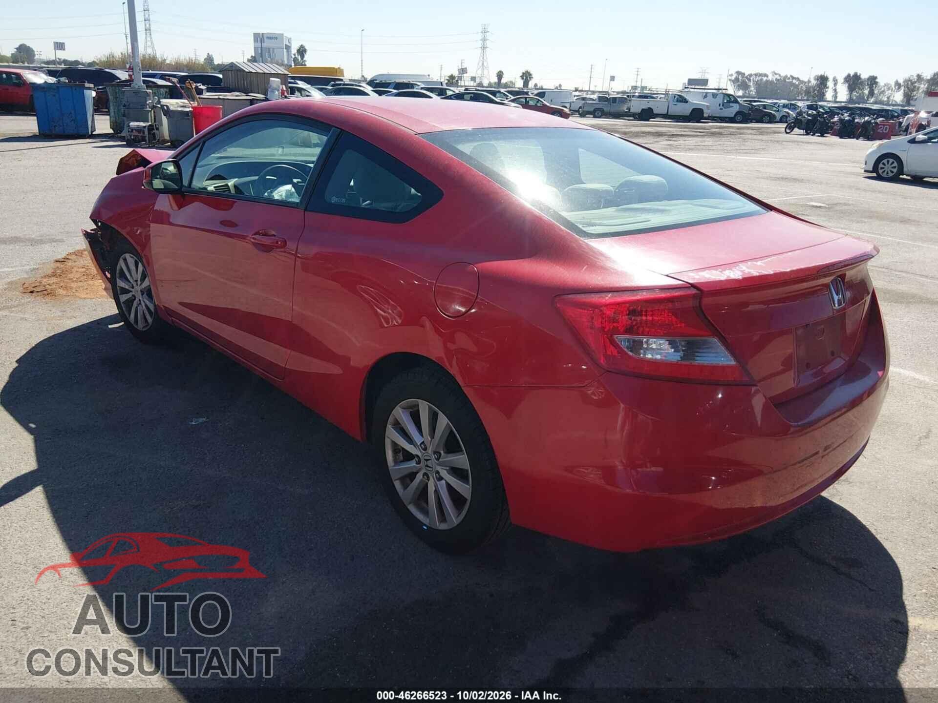 HONDA CIVIC 2012 - 2HGFG3B89CH527126