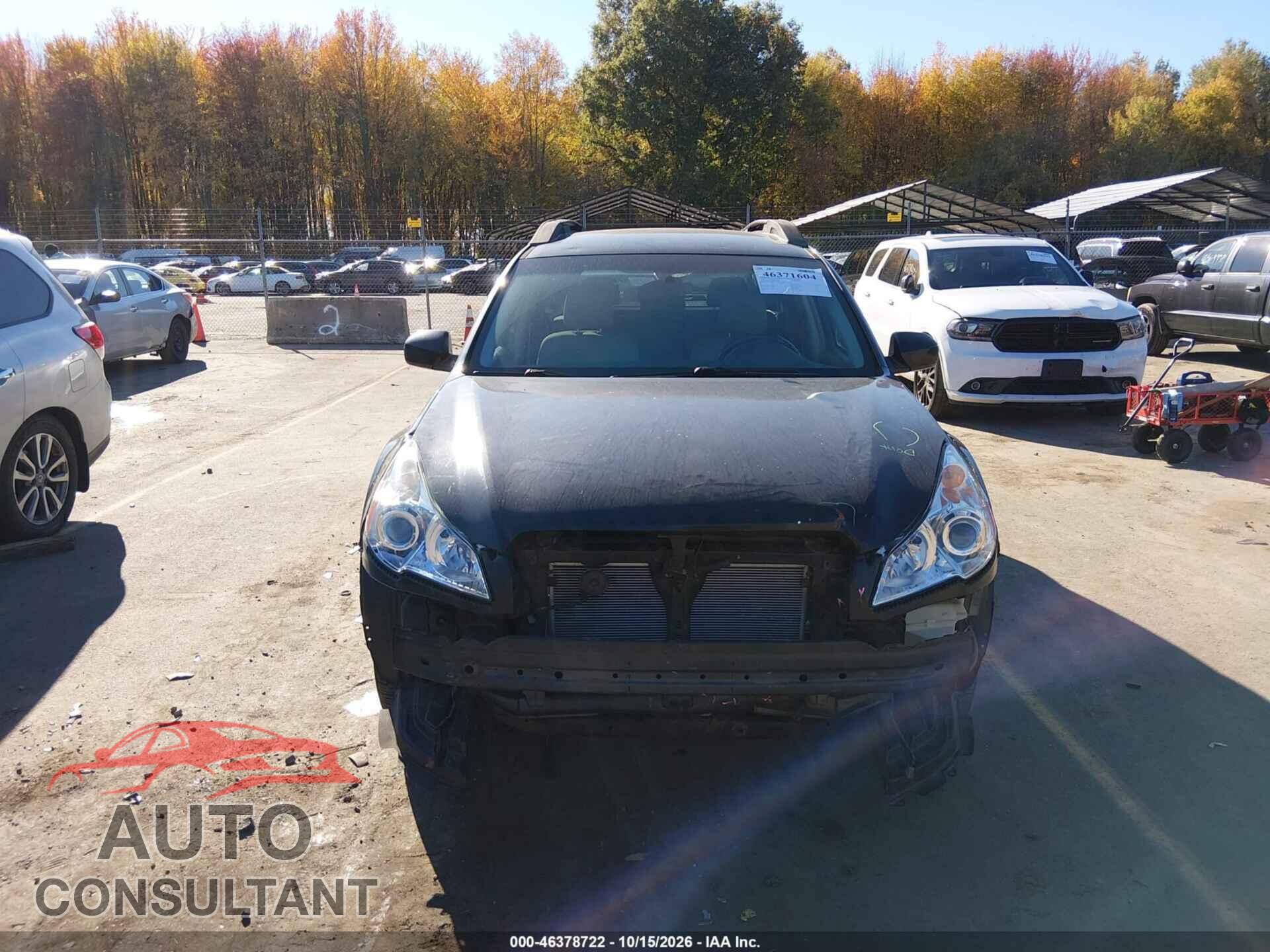 SUBARU OUTBACK 2012 - 4S4BRBCC9C3230845