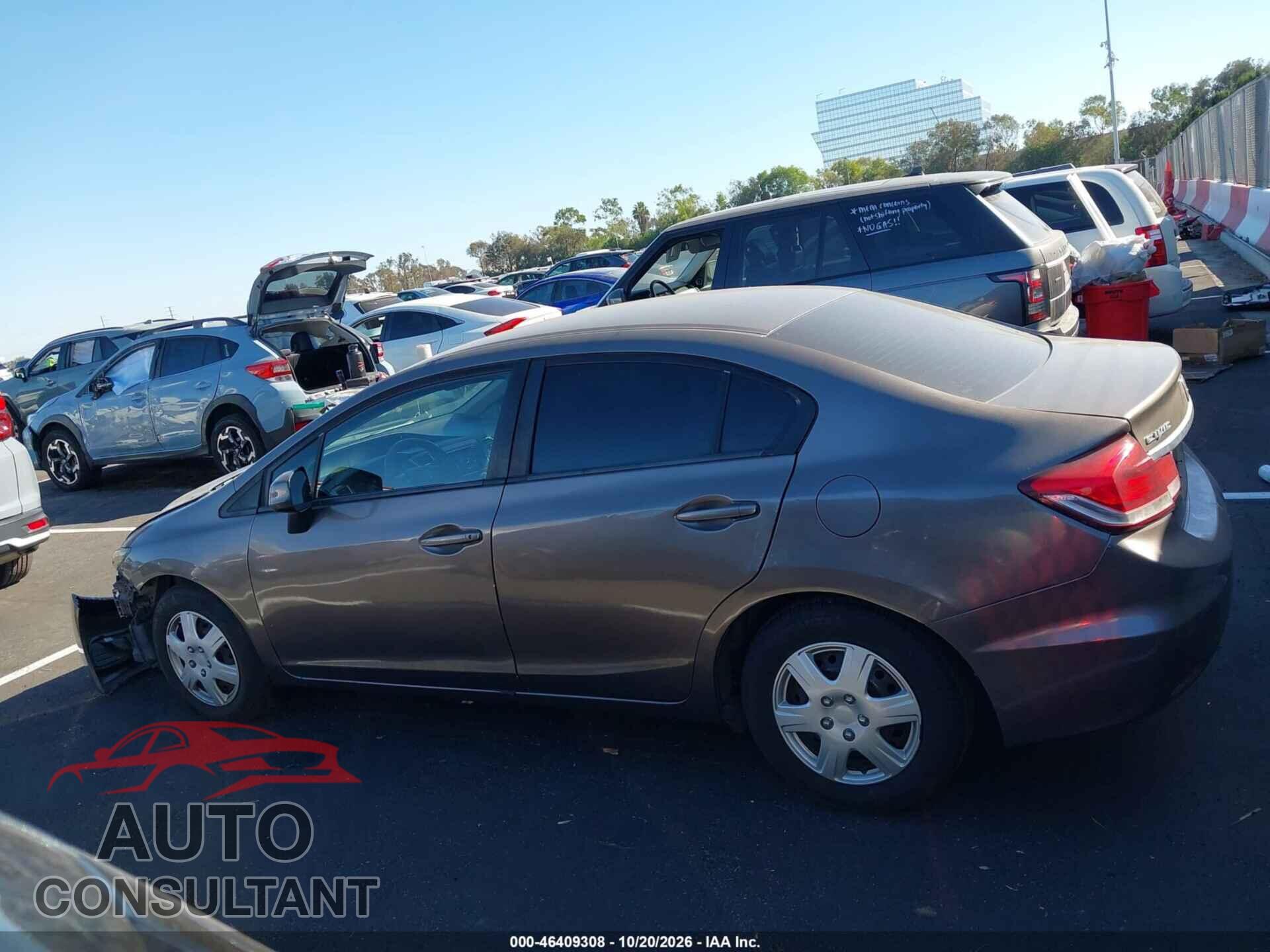 HONDA CIVIC 2013 - 19XFB2F51DE277272