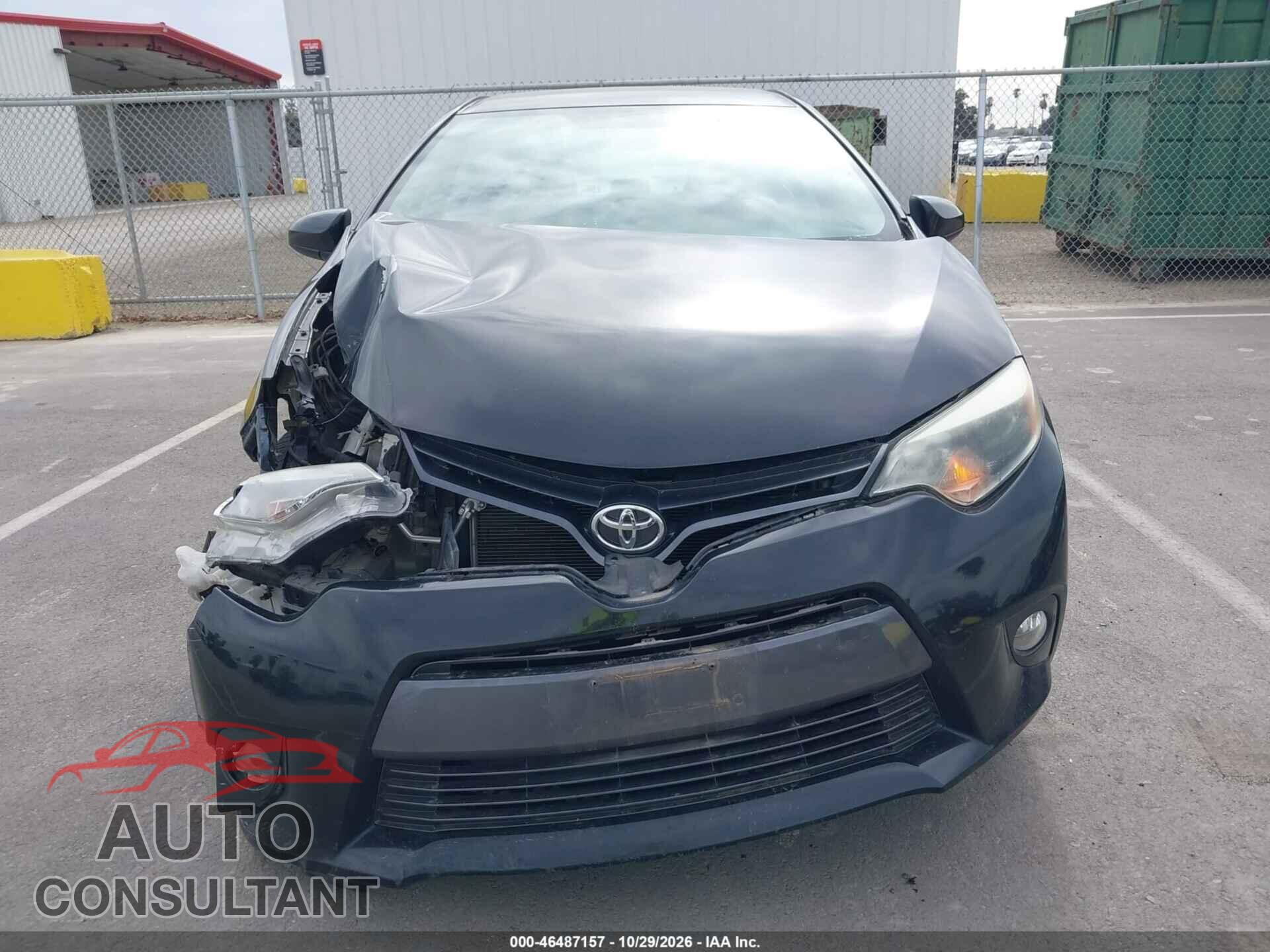 TOYOTA COROLLA 2015 - 5YFBURHE8FP195054