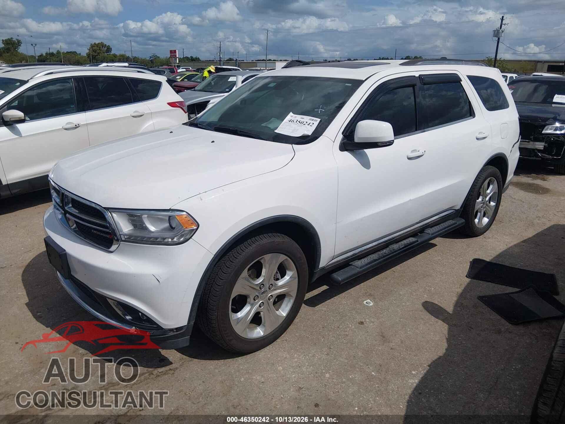 DODGE DURANGO 2015 - 1C4RDJDG9FC850905