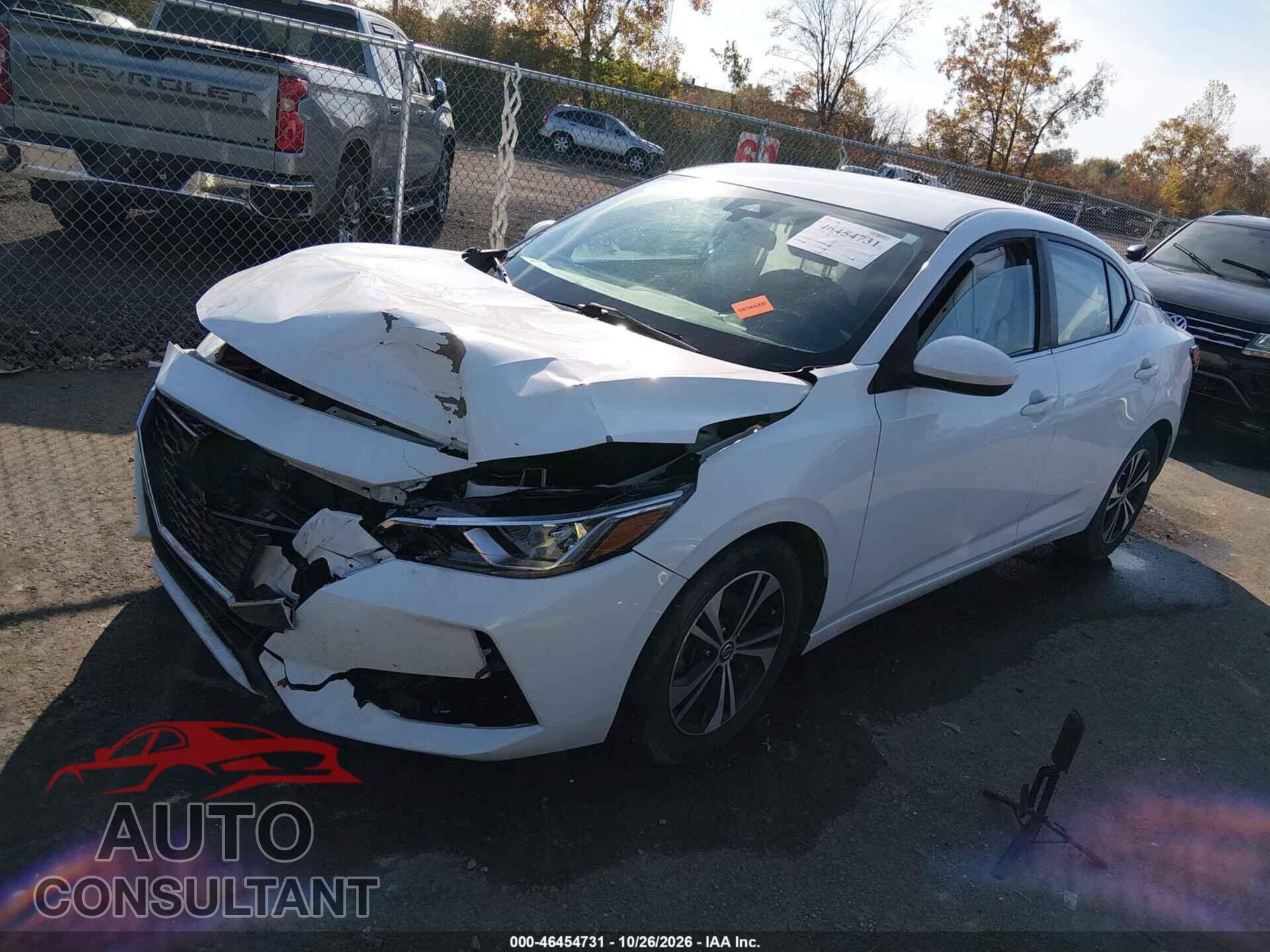 NISSAN SENTRA 2021 - 3N1AB8CV6MY278646