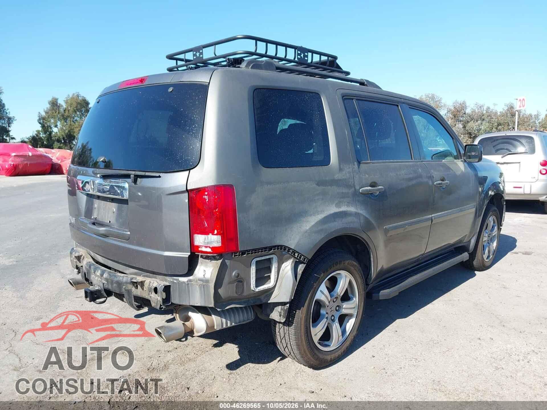 HONDA PILOT 2013 - 5FNYF3H46DB039063