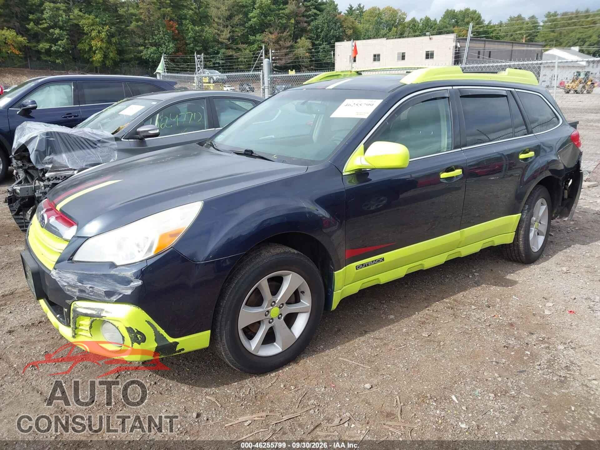 SUBARU OUTBACK 2014 - 4S4BRBDC2E3232700
