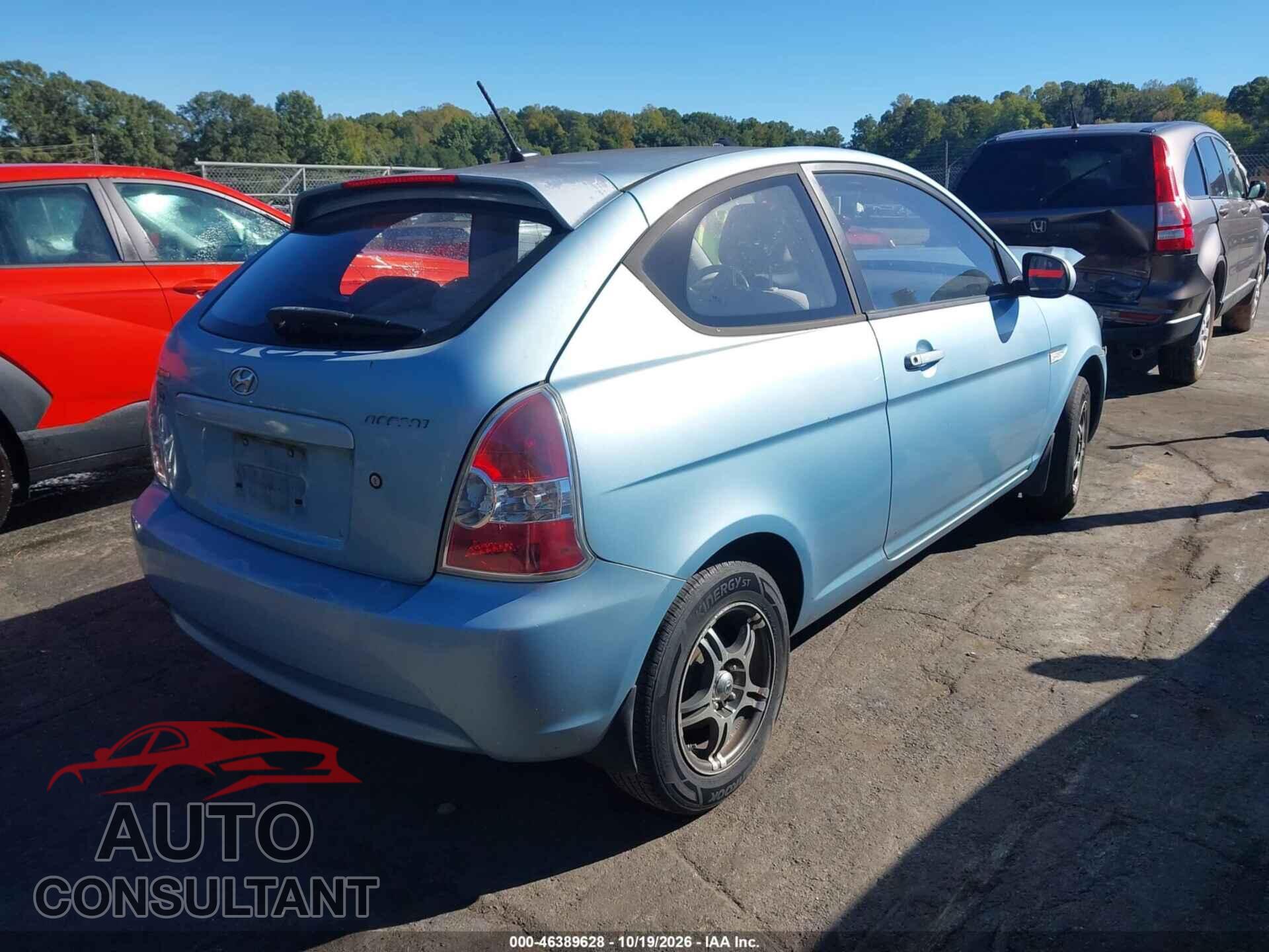 HYUNDAI ACCENT 2011 - KMHCM3AC6BU199493