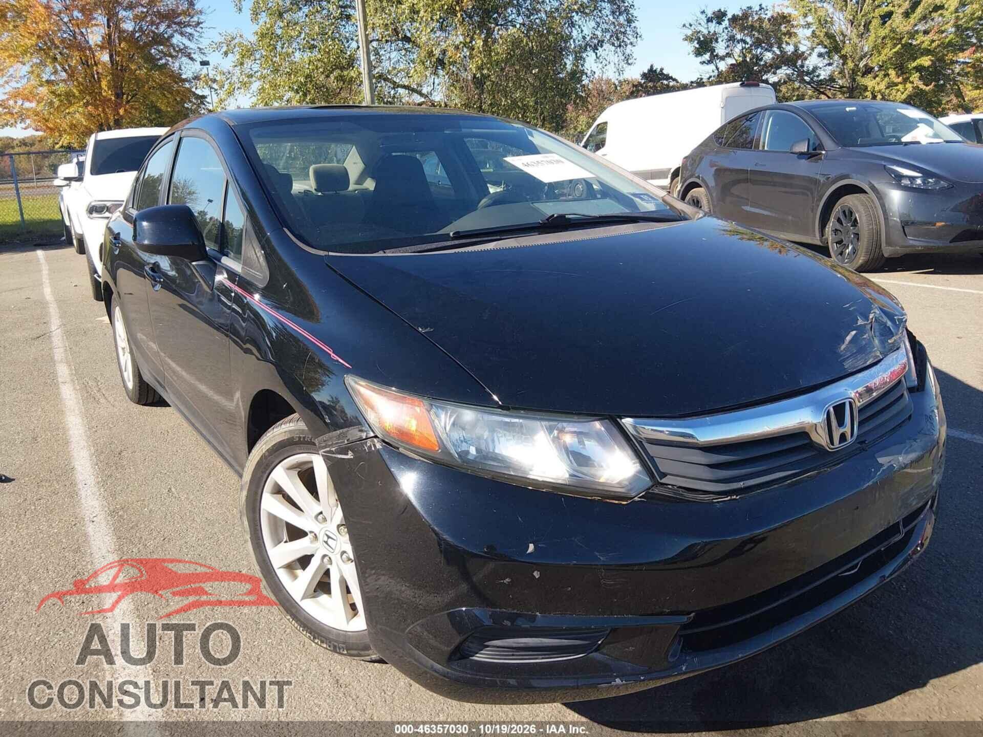 HONDA CIVIC 2012 - 2HGFB2F83CH542630