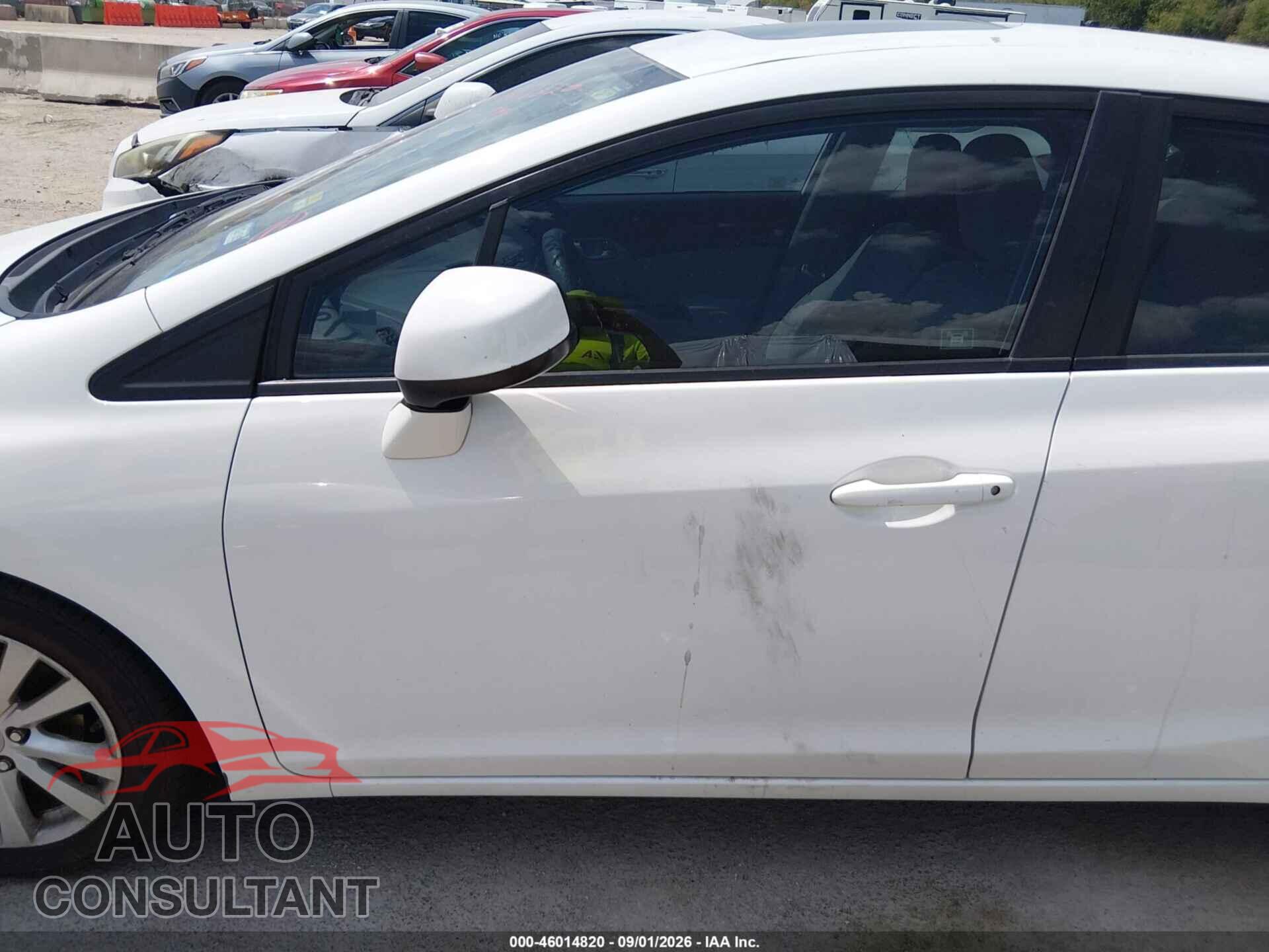 HONDA CIVIC 2012 - 19XFB2F87CE067770