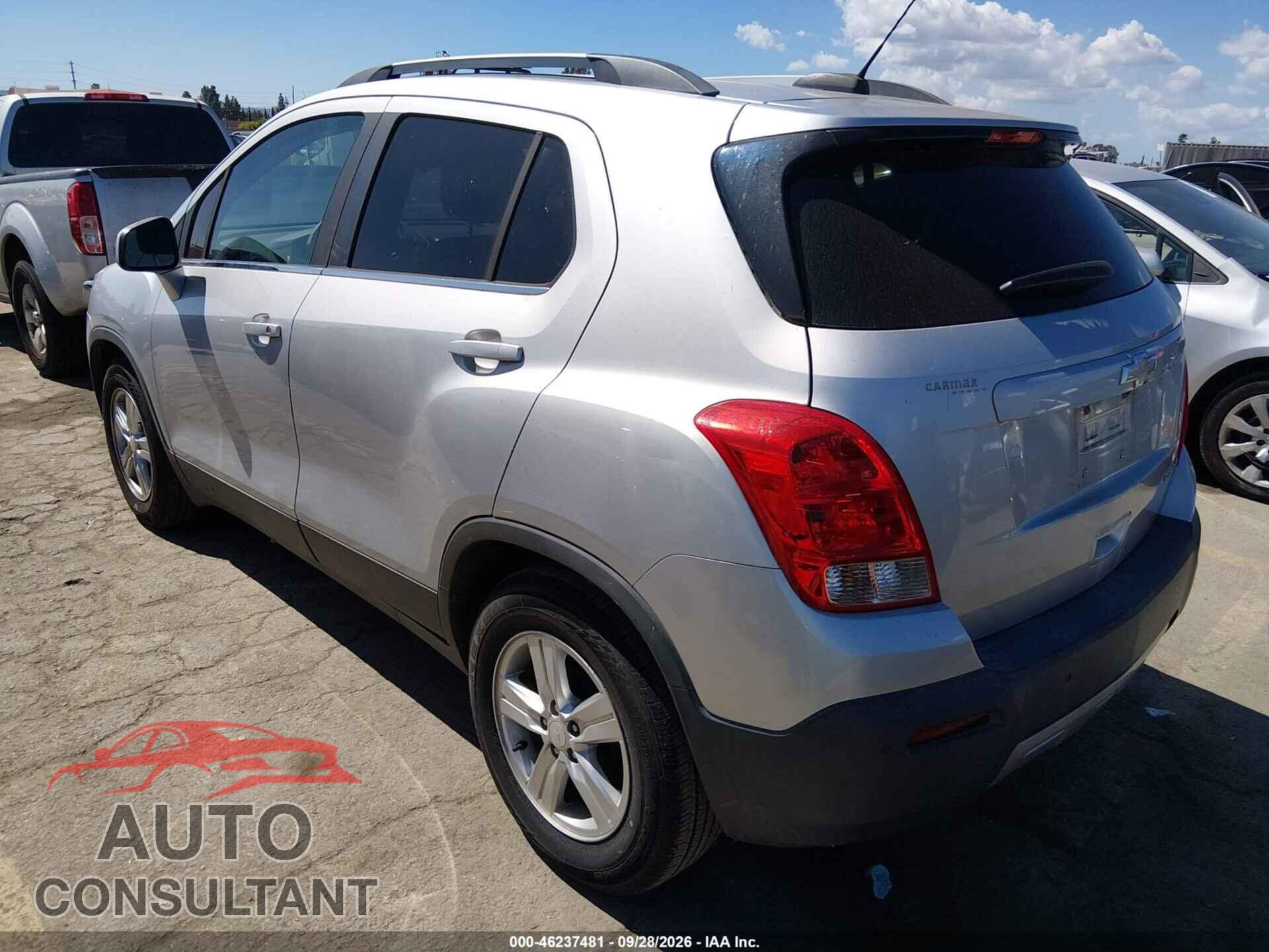 CHEVROLET TRAX 2015 - 3GNCJLSB0FL231817