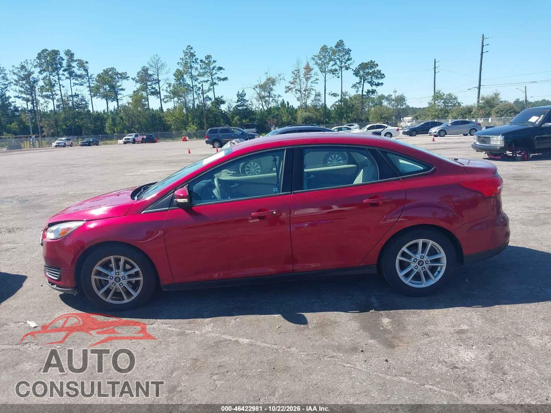 FORD FOCUS 2015 - 1FADP3F21FL312252