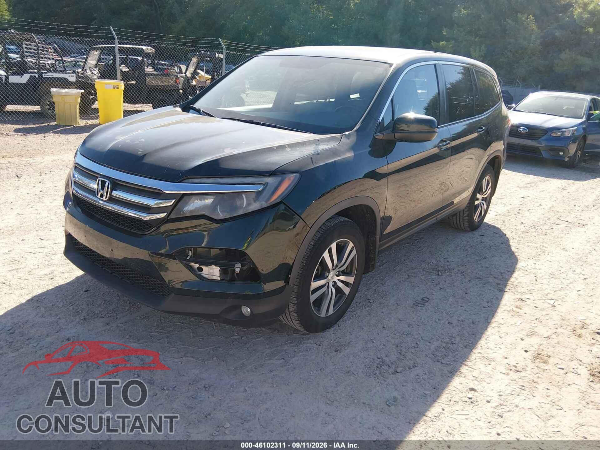 HONDA PILOT 2018 - 5FNYF6H59JB059278