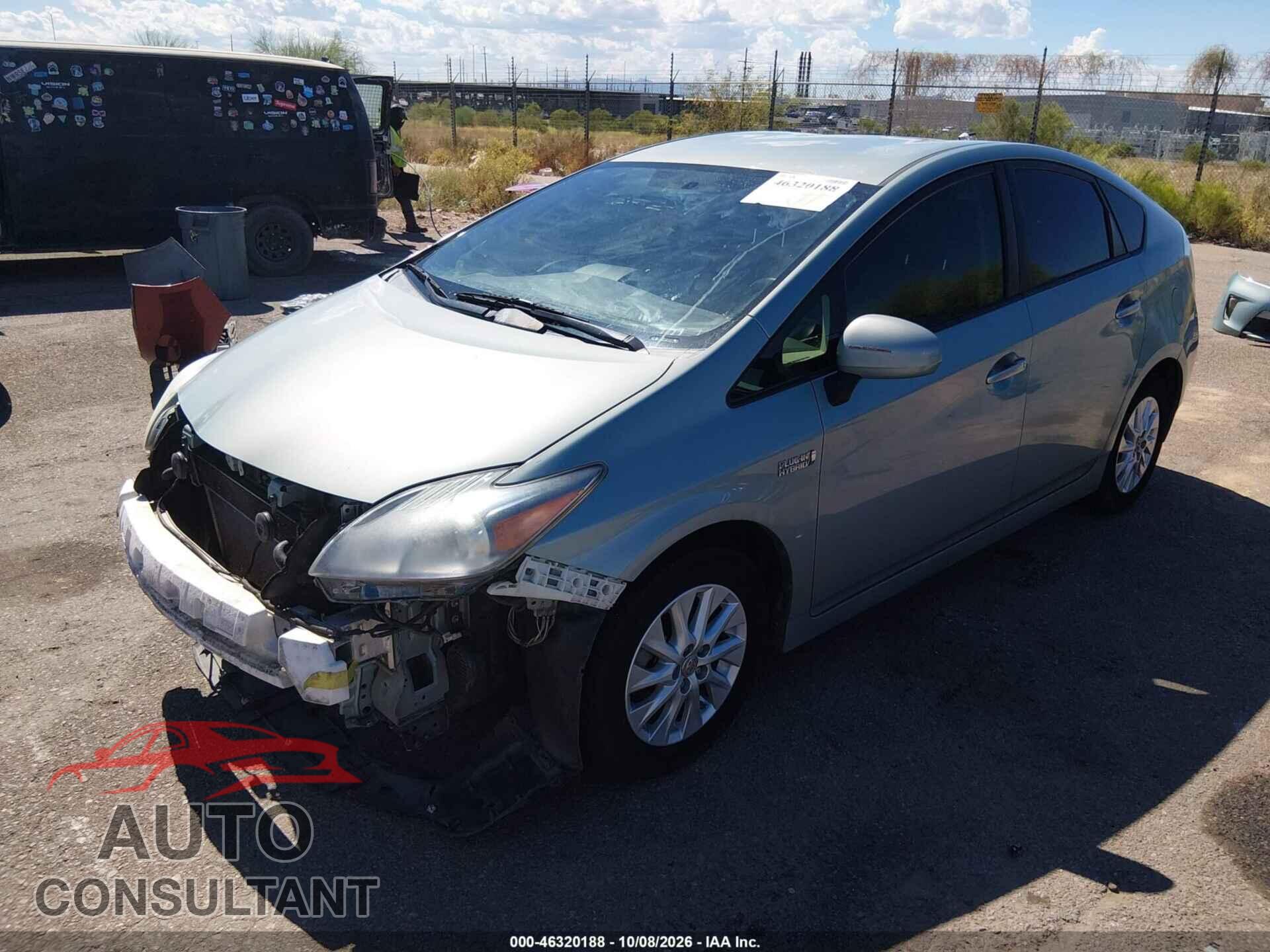 TOYOTA PRIUS PLUG-IN 2012 - JTDKN3DP2C3014312