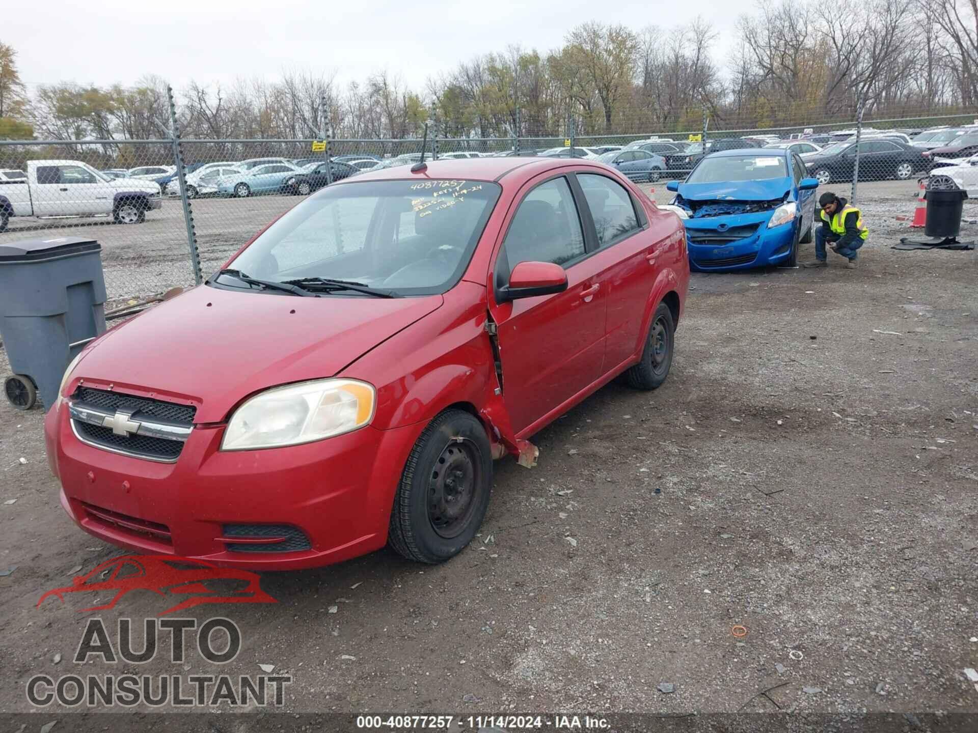 CHEVROLET AVEO 2009 - KL1TD56E69B342126