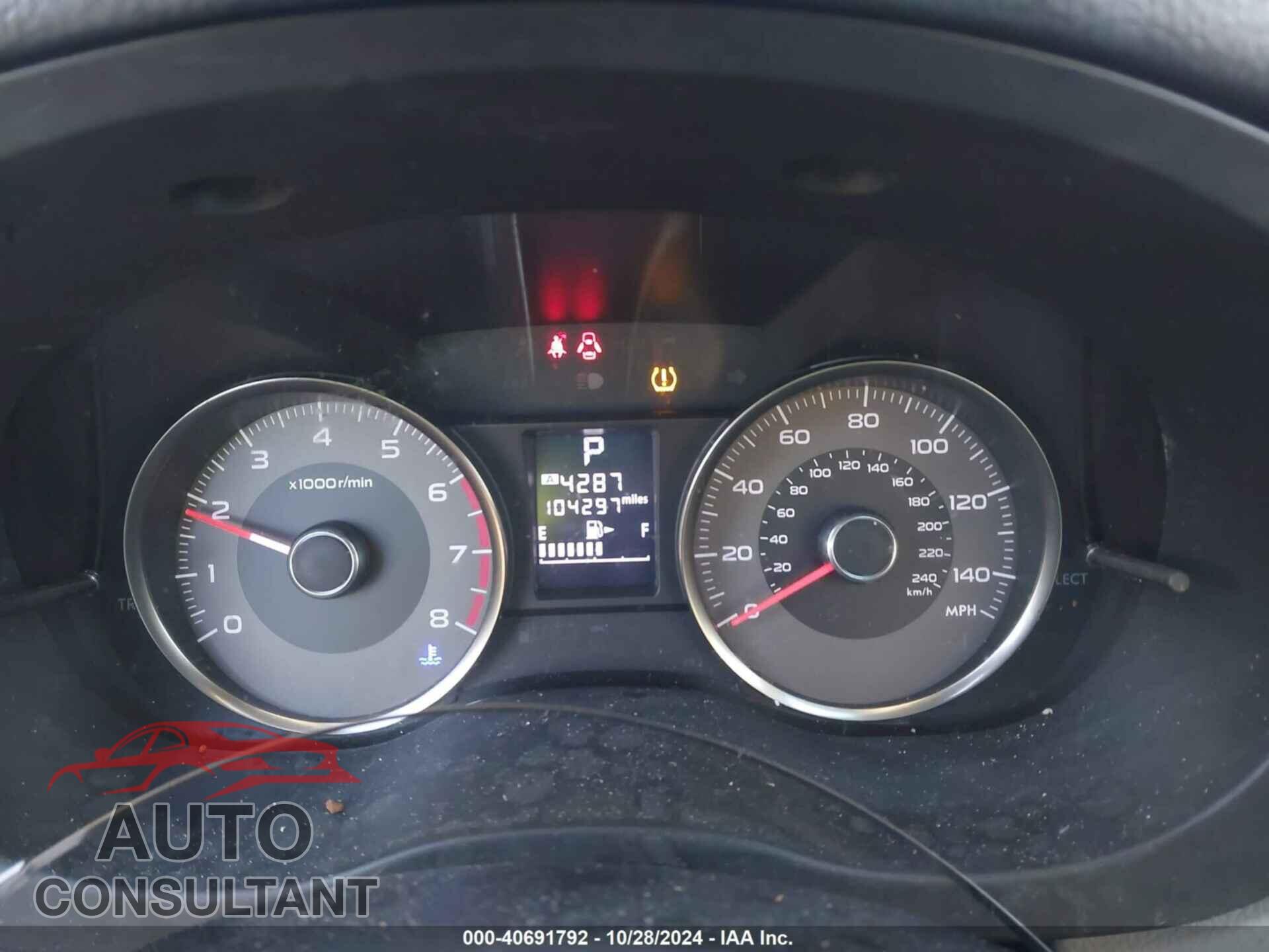 SUBARU FORESTER 2016 - JF2SJAHC3GH448353