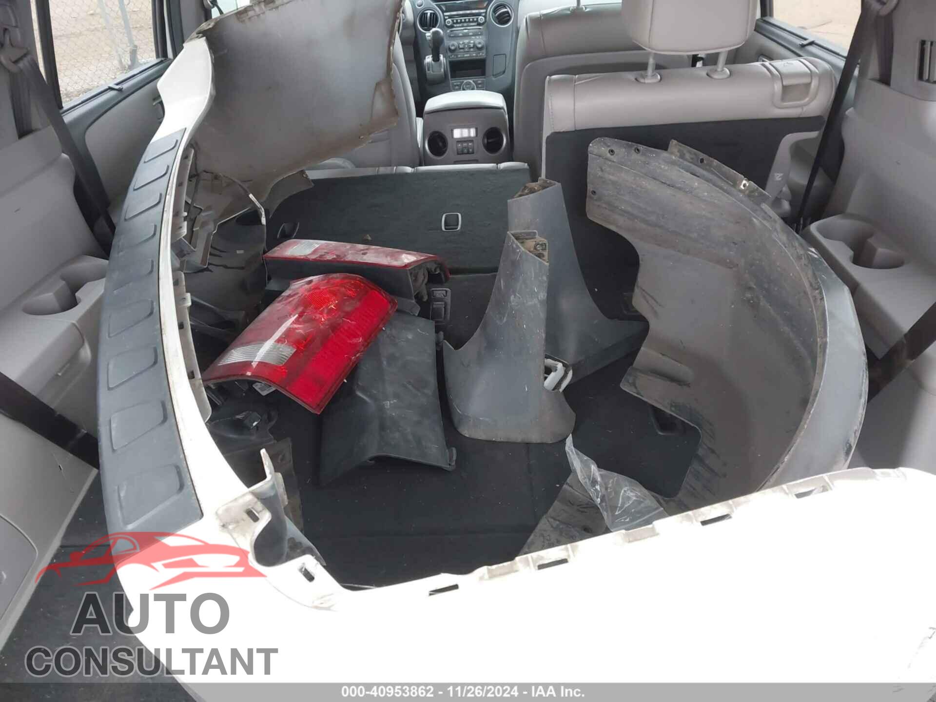 HONDA PILOT 2012 - 5FNYF3H90CB040803