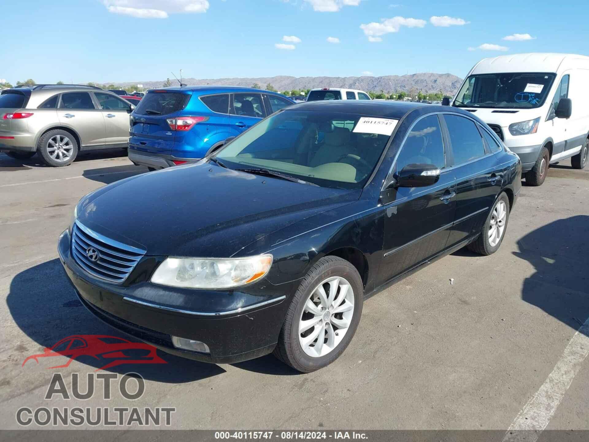 HYUNDAI AZERA 2010 - KMHFC4DF7AA512241