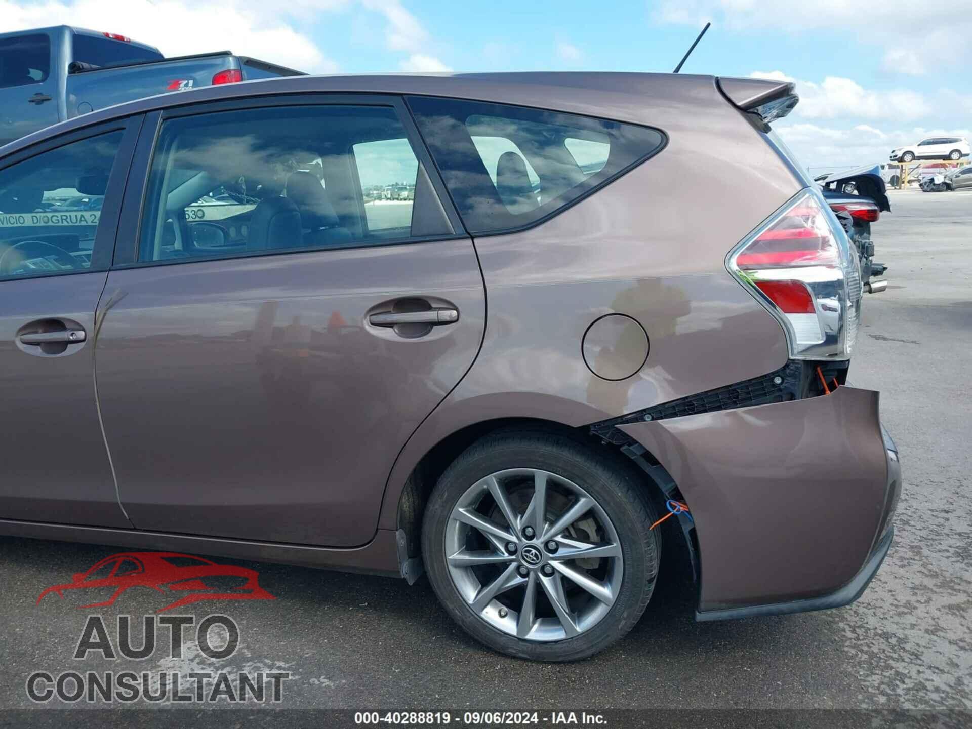 TOYOTA PRIUS V 2016 - JTDZN3EU7GJ043633