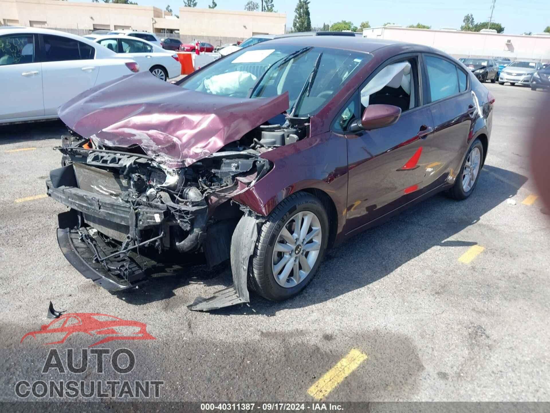KIA FORTE 2017 - 3KPFL4A78HE007799