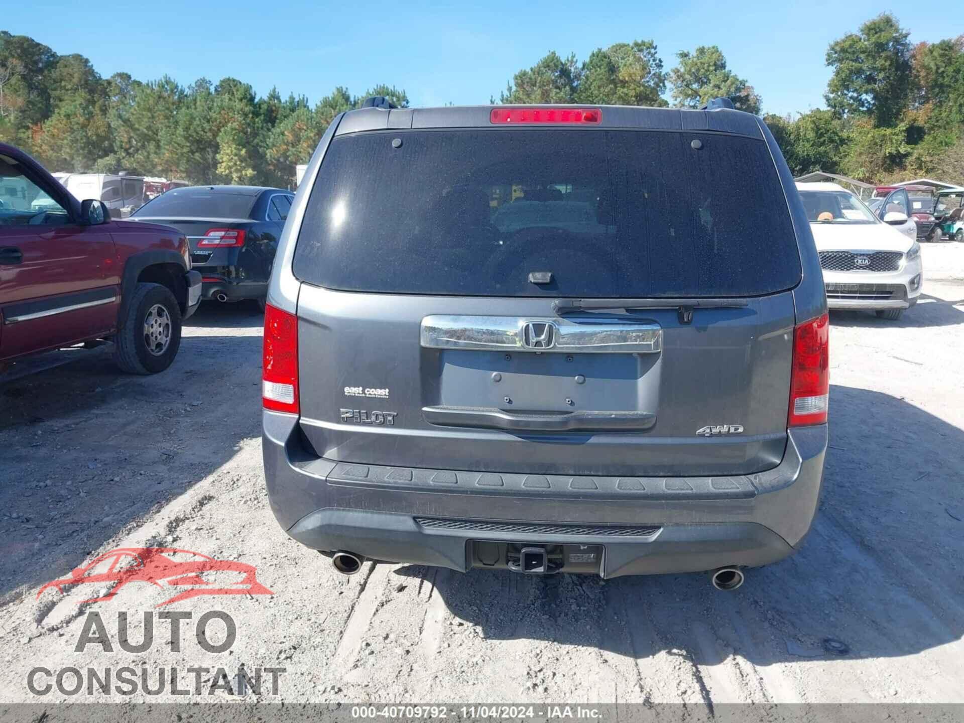 HONDA PILOT 2012 - 5FNYF4H71CB056786