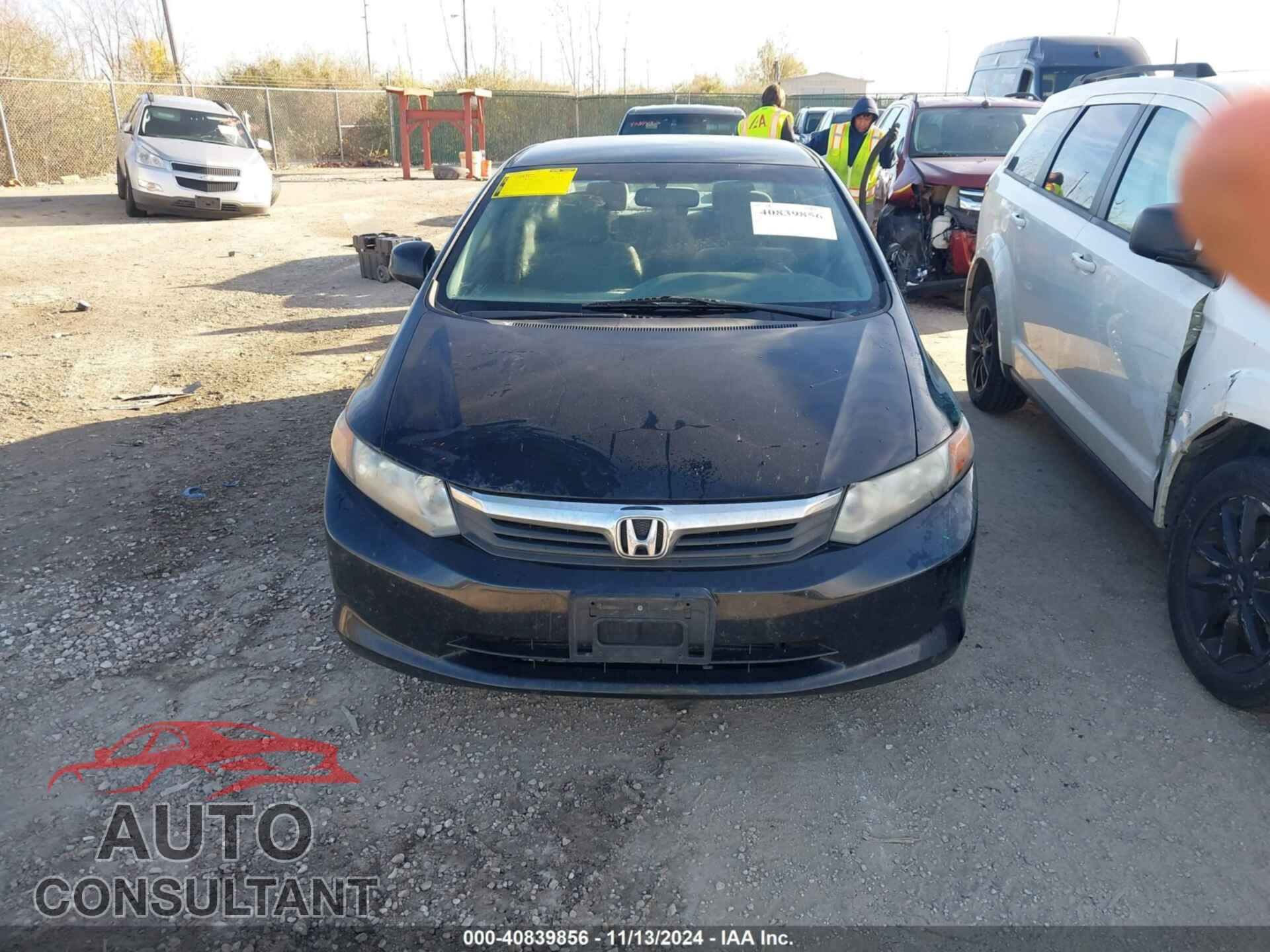 HONDA CIVIC 2012 - 19XFB2F53CE018880